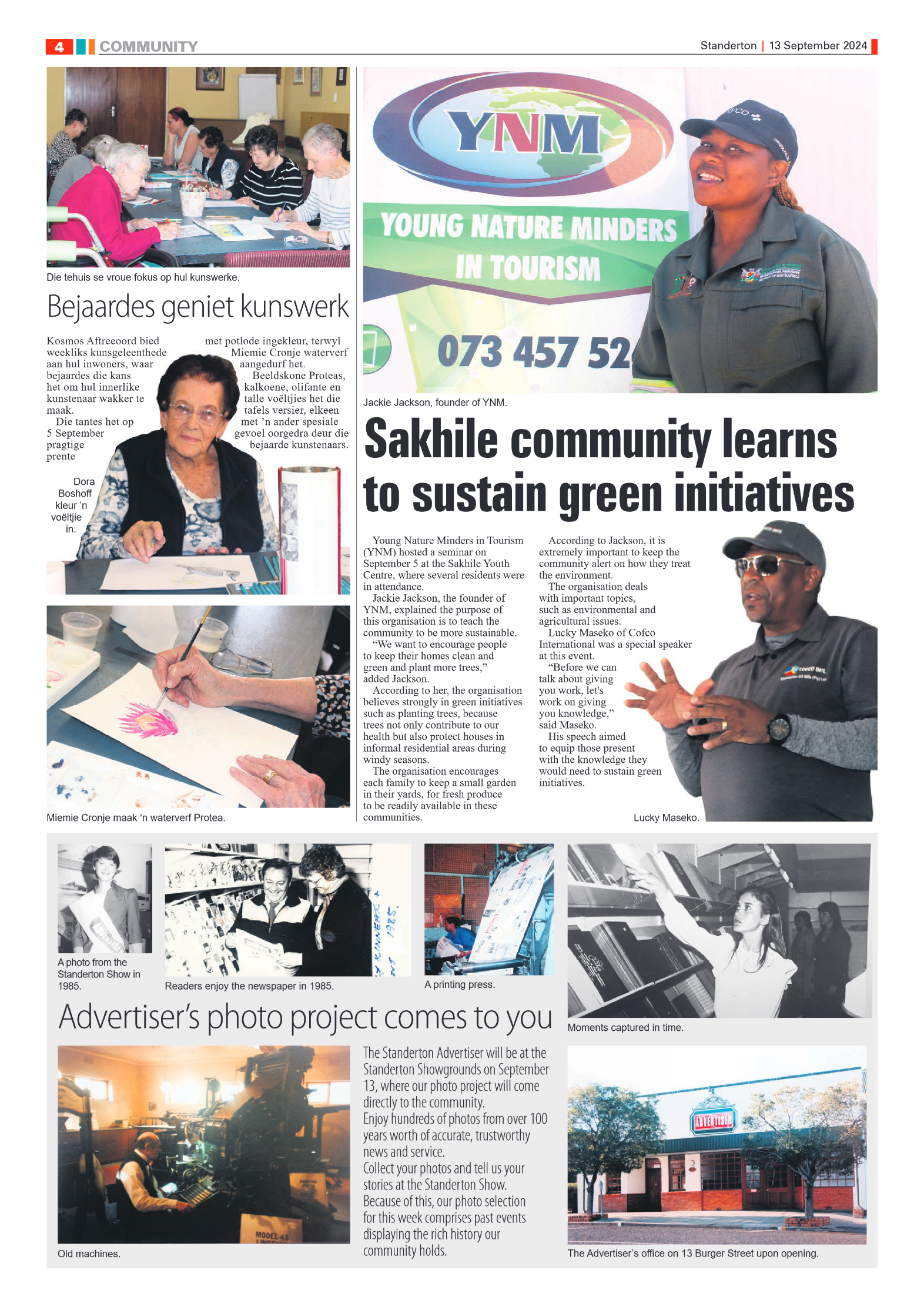 Standerton Advertiser 13 September 2024 page 4