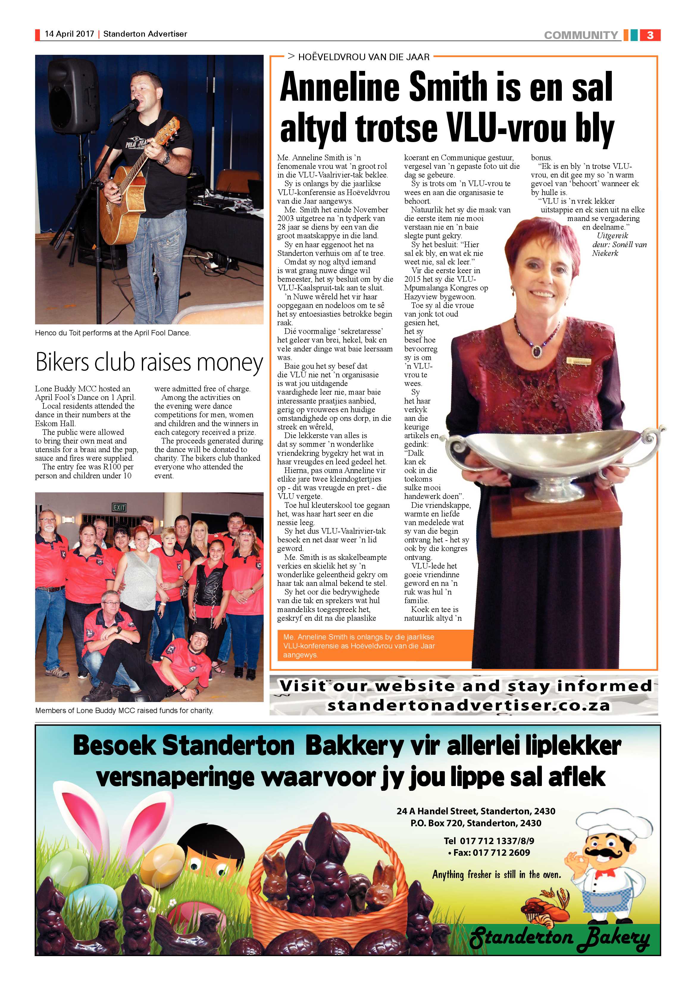 Standerton Advertiser 14 April 2017 page 3