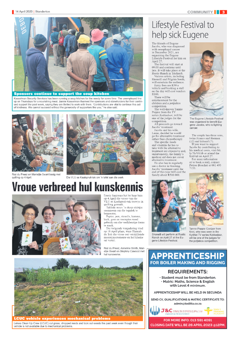 Standerton Advertiser 14 April 2023 page 3