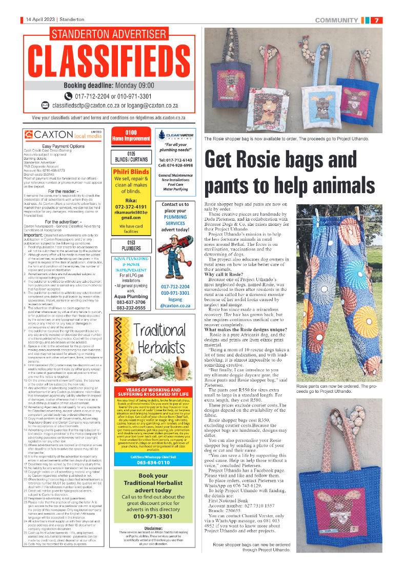 Standerton Advertiser 14 April 2023 page 7