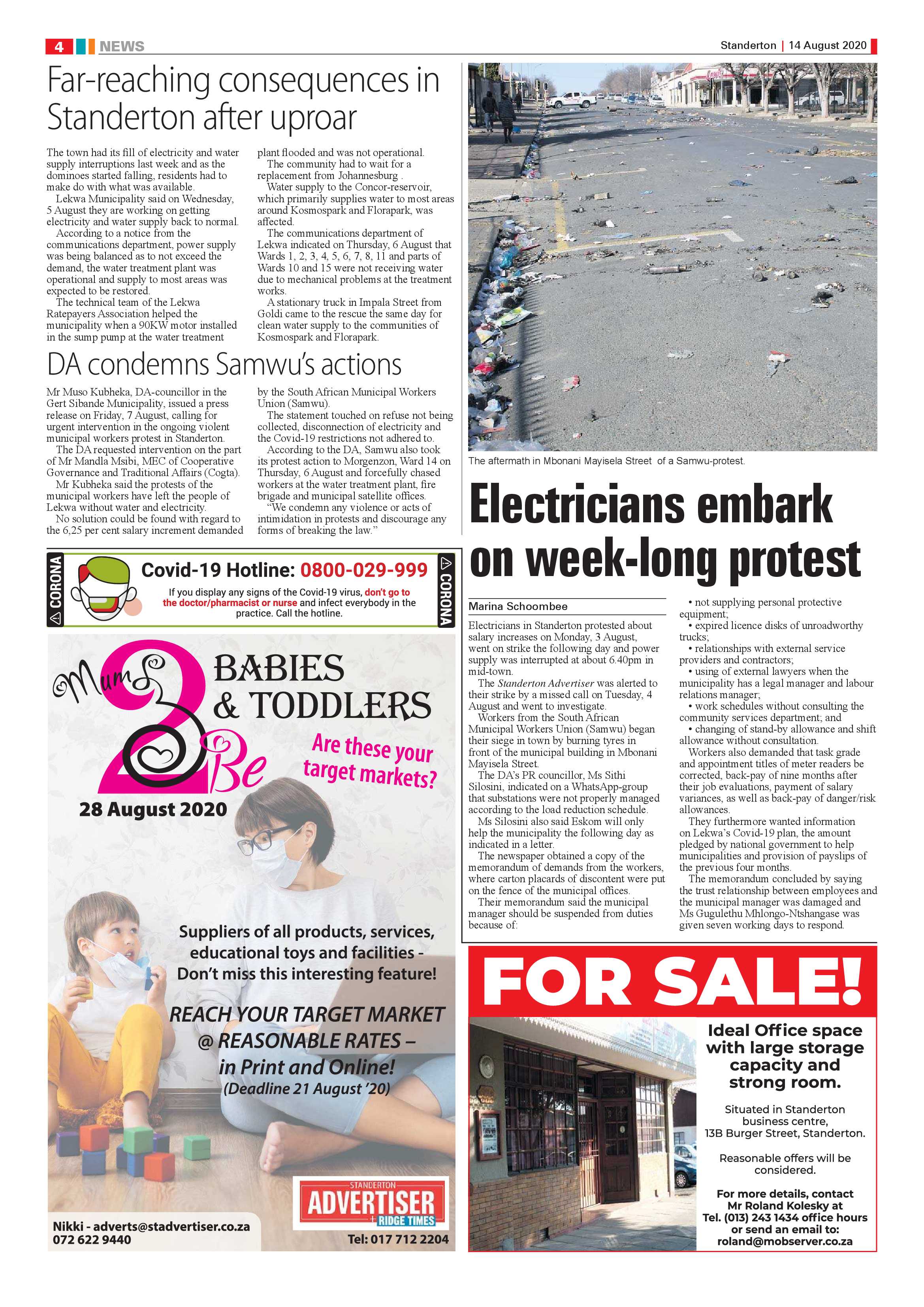 Standerton Advertiser 14 August 2020 page 4