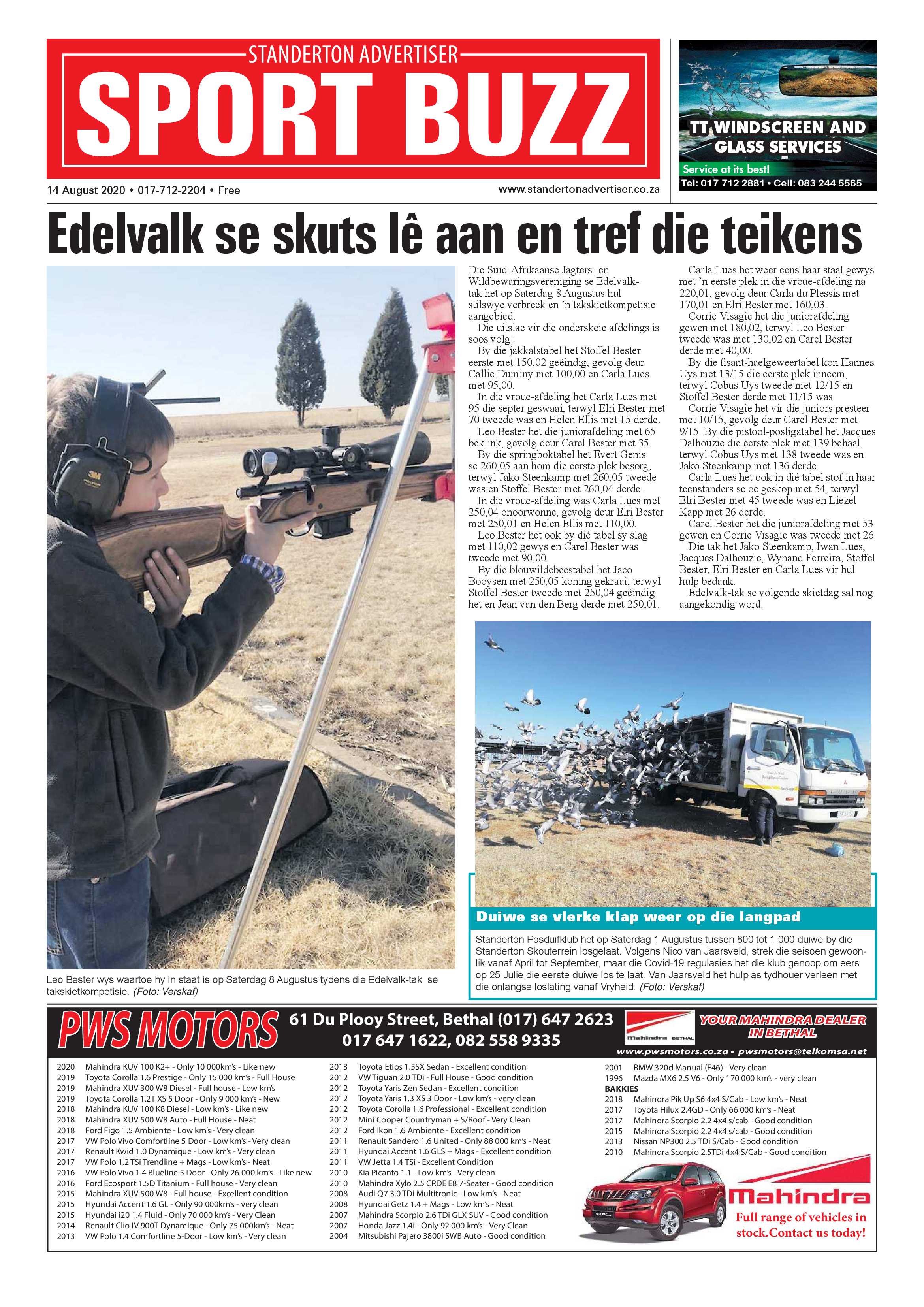 Standerton Advertiser 14 August 2020 page 8