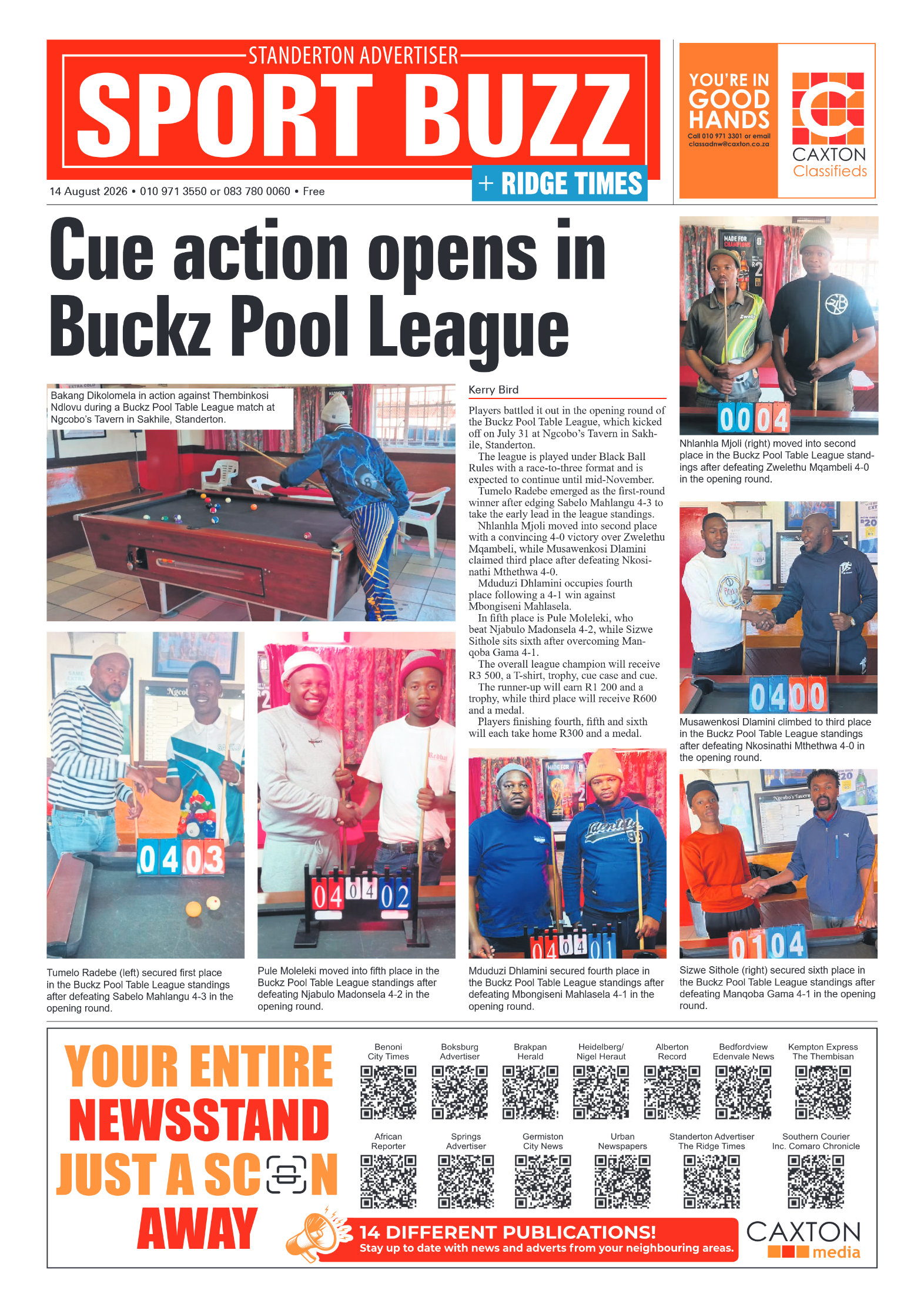 Standerton Advertiser 14 August 2026 page 8