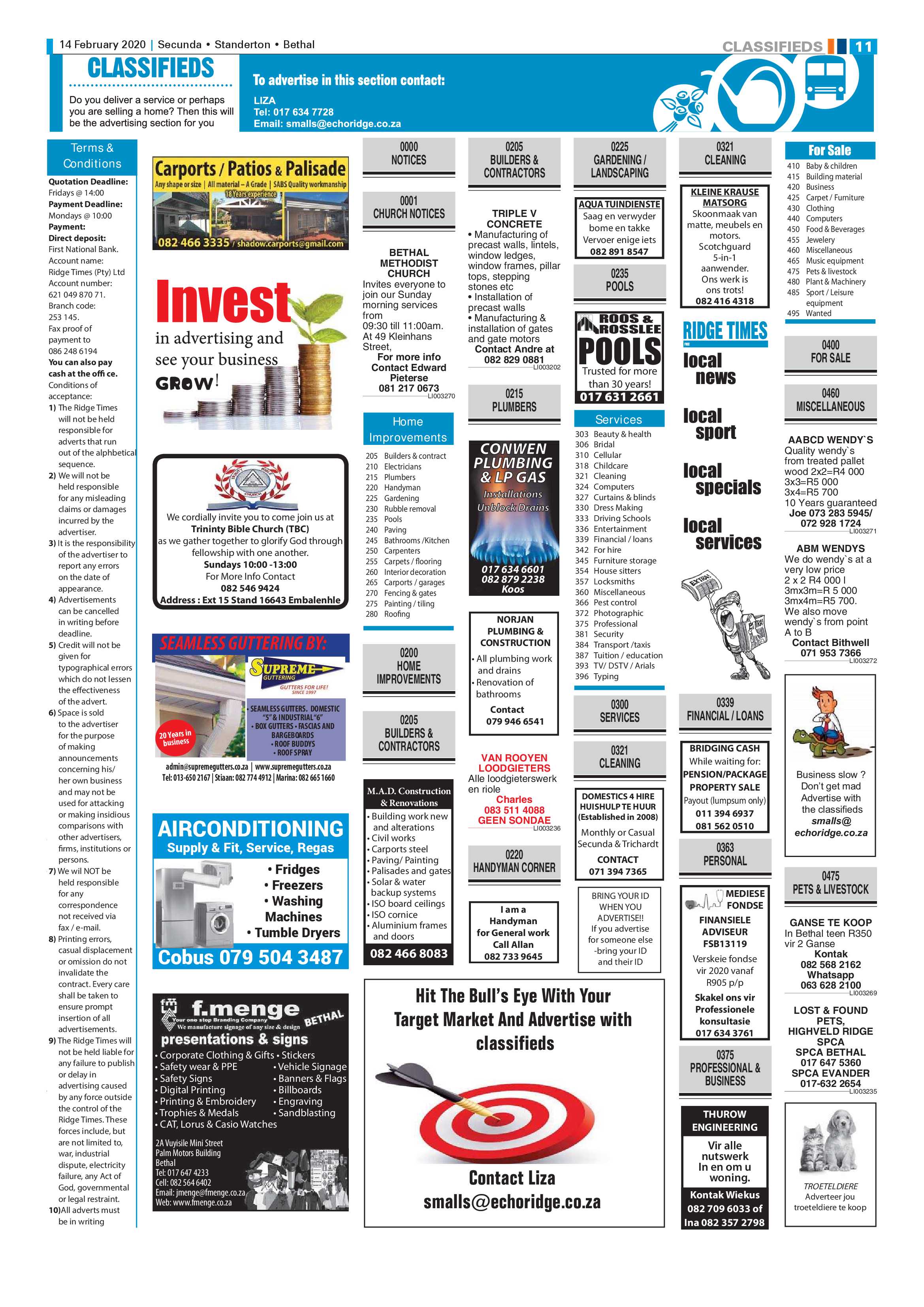 Standerton Advertiser 14 February 2020 page 10