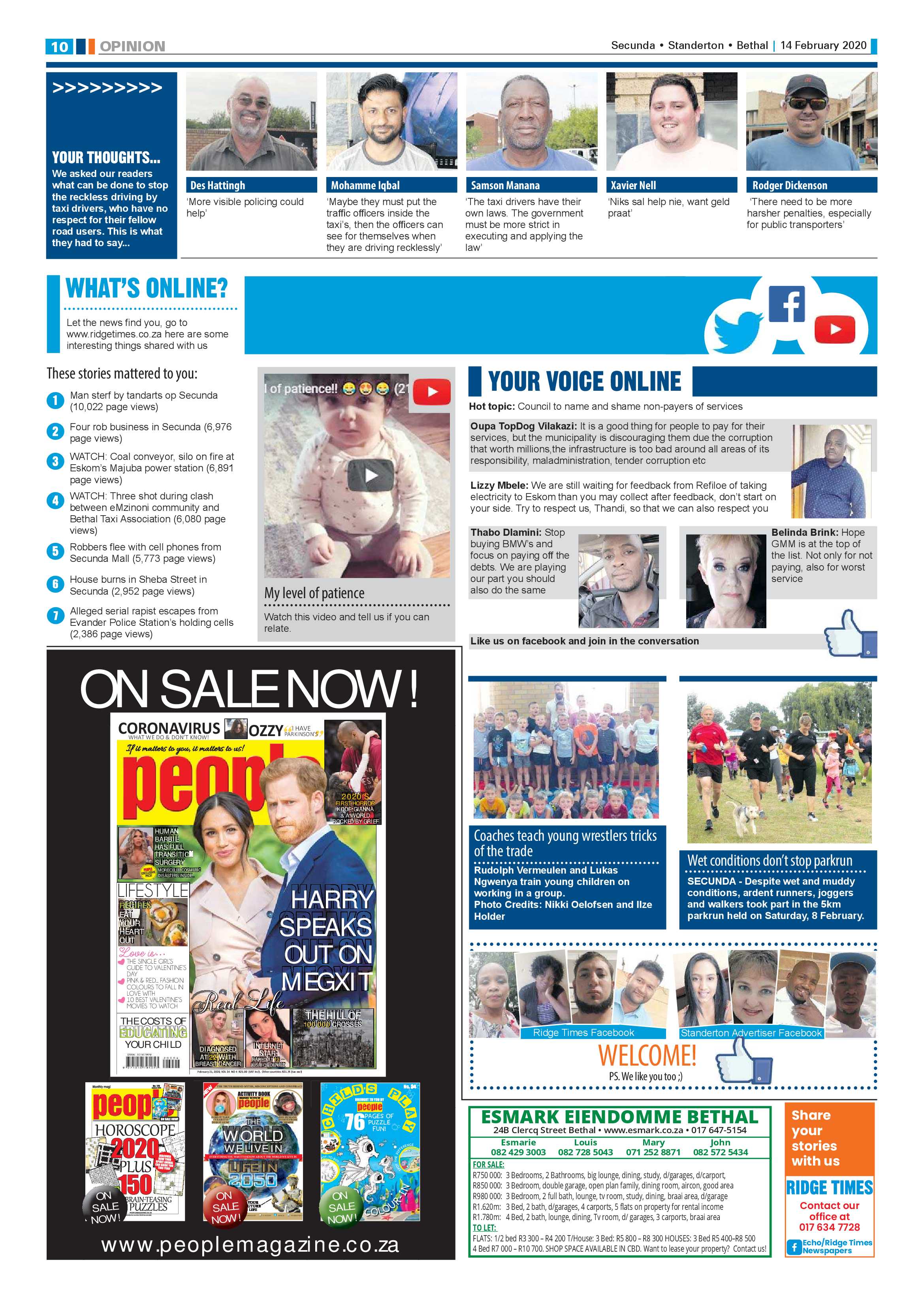 Standerton Advertiser 14 February 2020 page 9