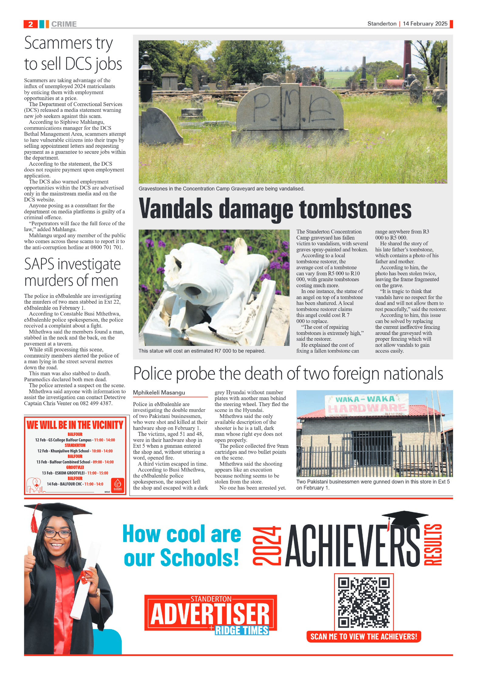 Standerton Advertiser 14 February 2025 page 2