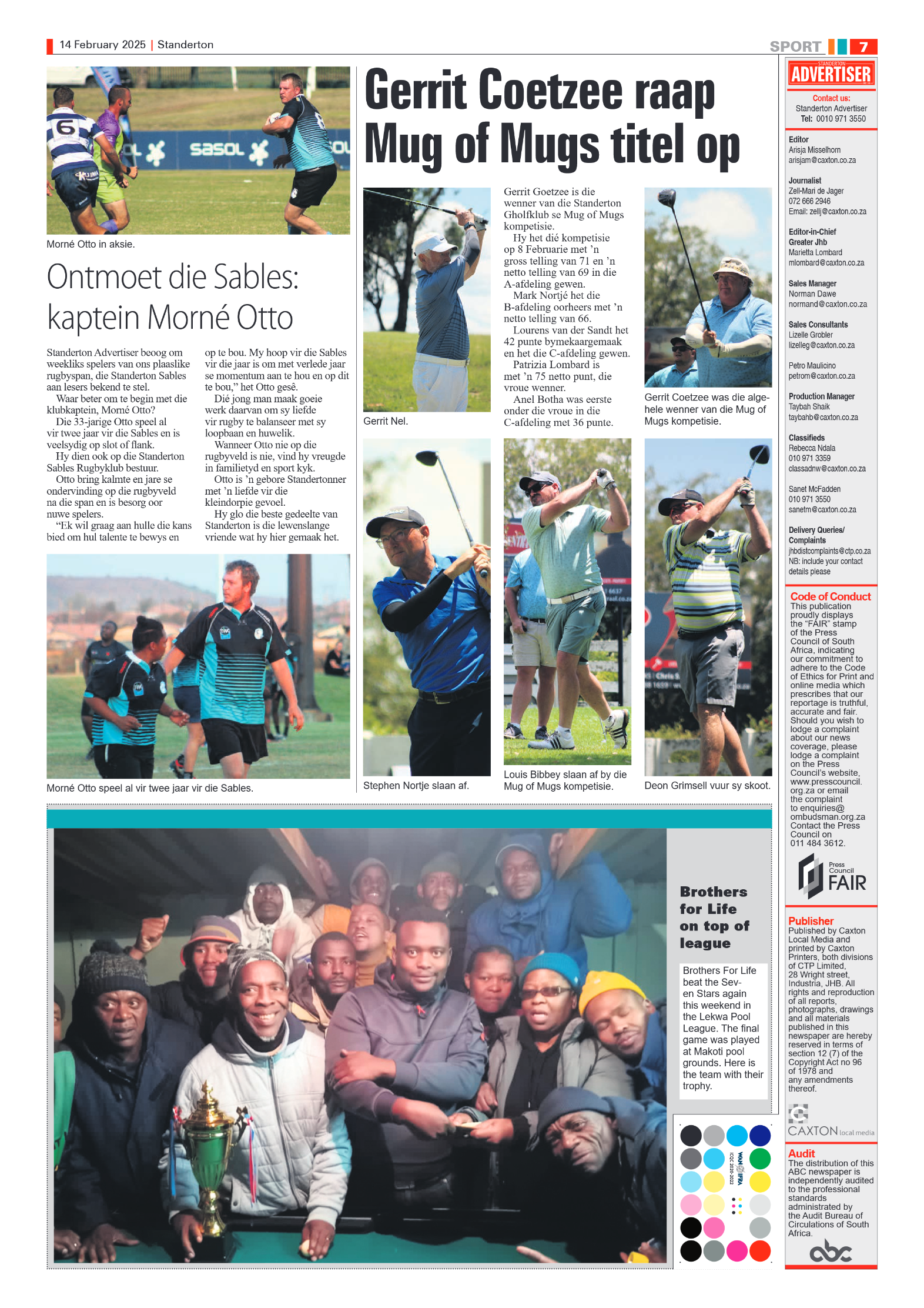 Standerton Advertiser 14 February 2025 page 7