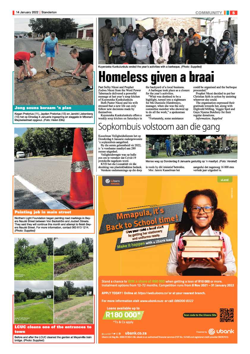 Standerton Advertiser 14 January 2022 page 5