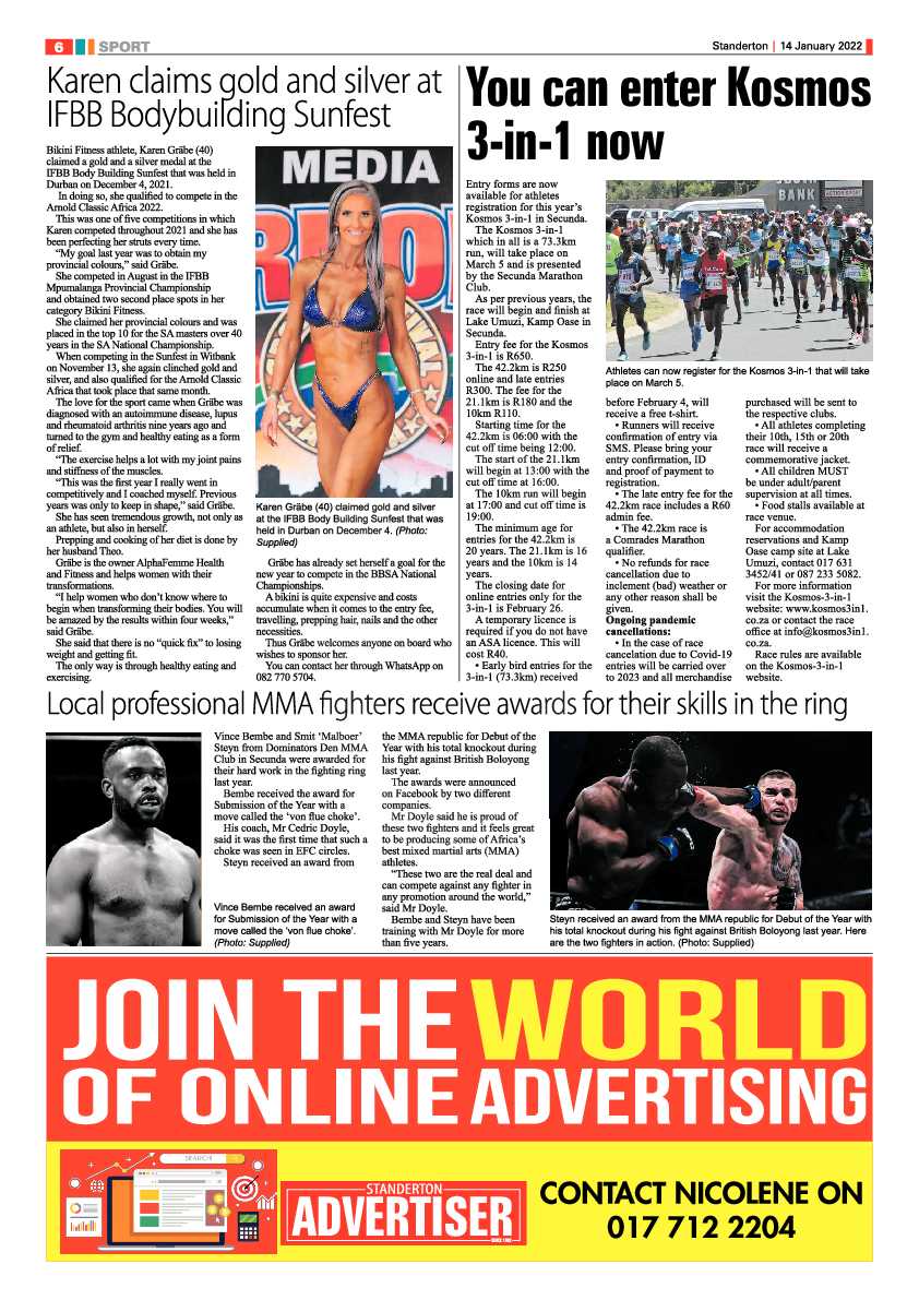 Standerton Advertiser 14 January 2022 page 6