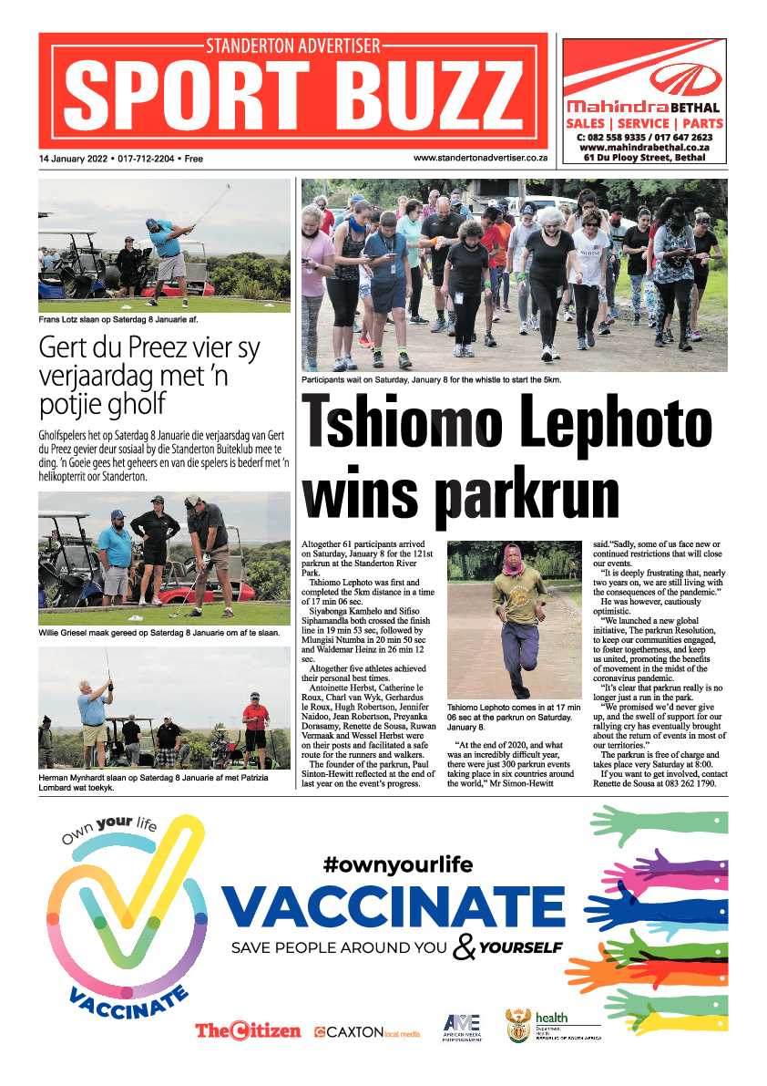Standerton Advertiser 14 January 2022 page 8