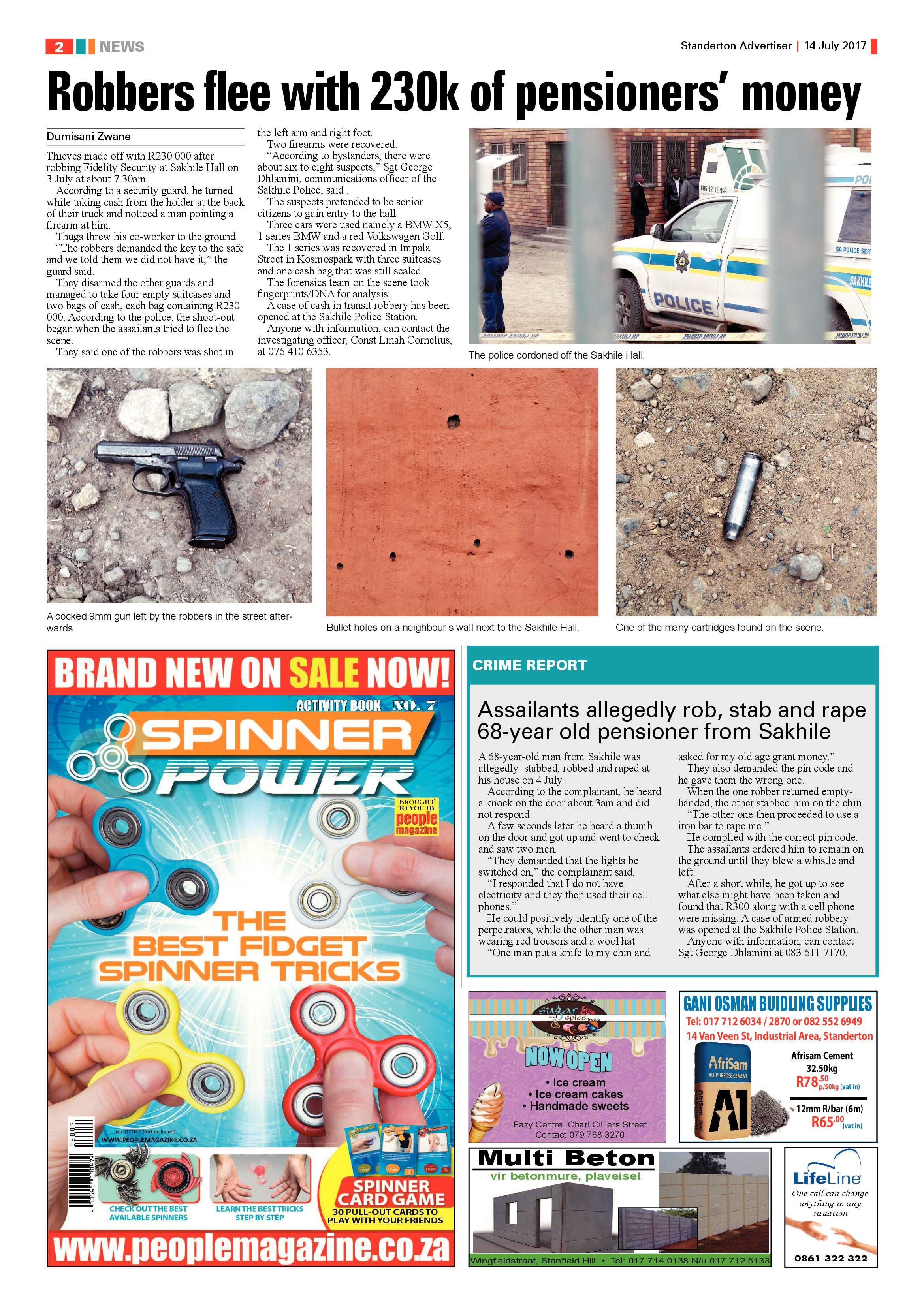 Standerton Advertiser 14 July 2017 page 2