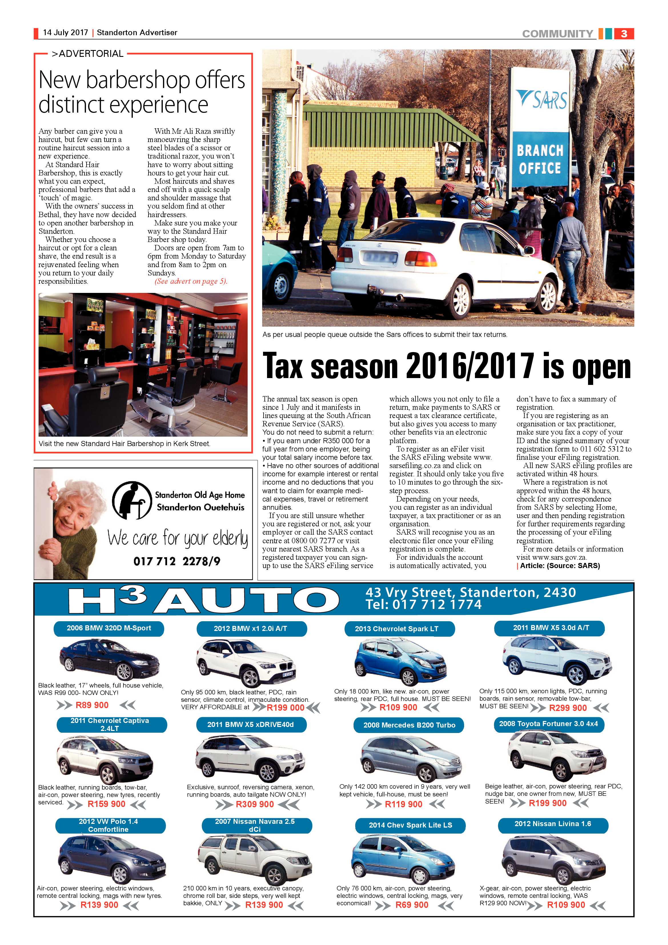 Standerton Advertiser 14 July 2017 page 3