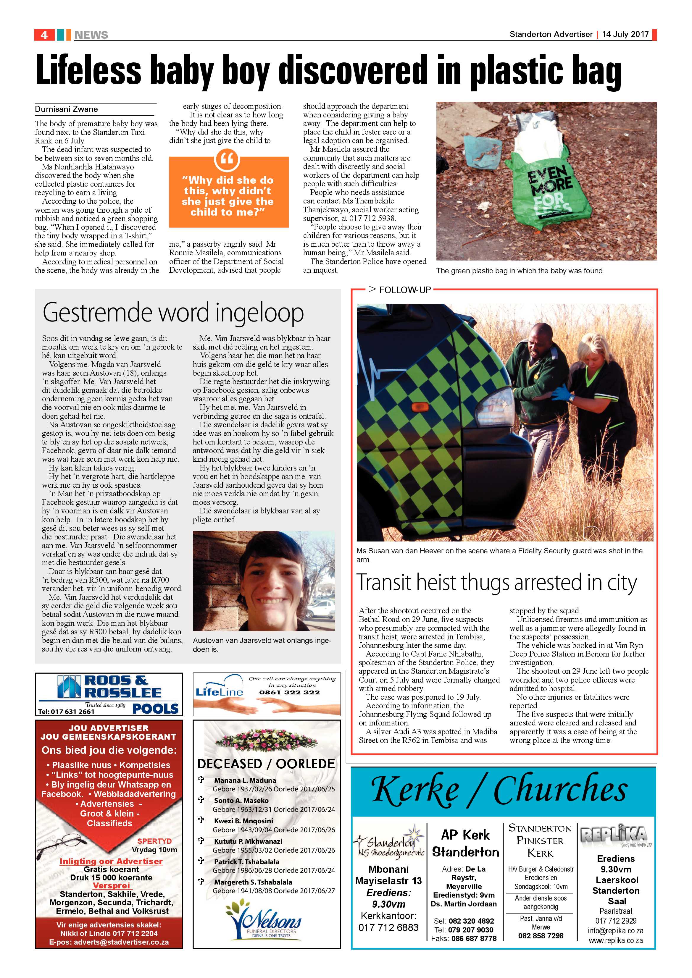 Standerton Advertiser 14 July 2017 page 4