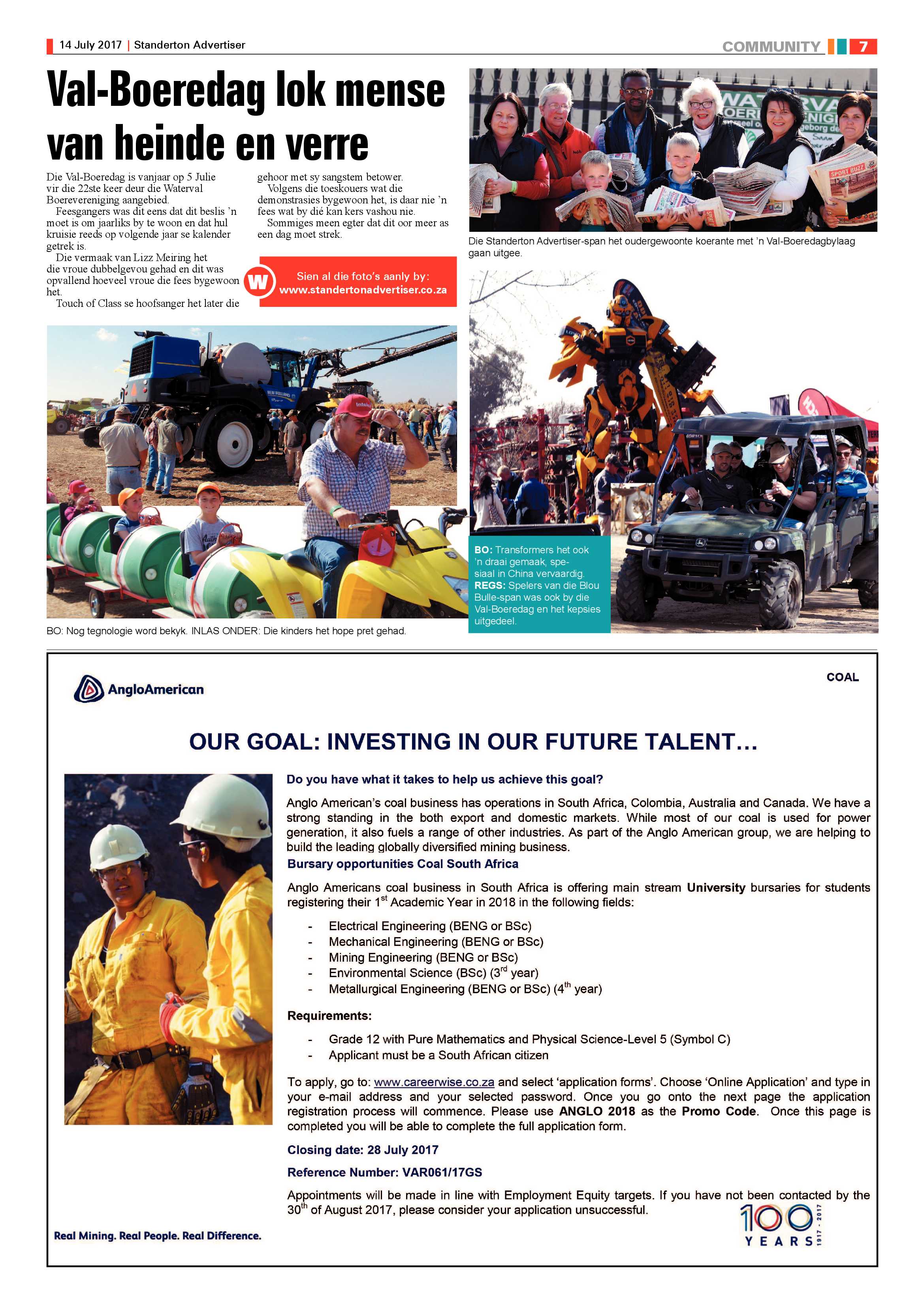 Standerton Advertiser 14 July 2017 page 7