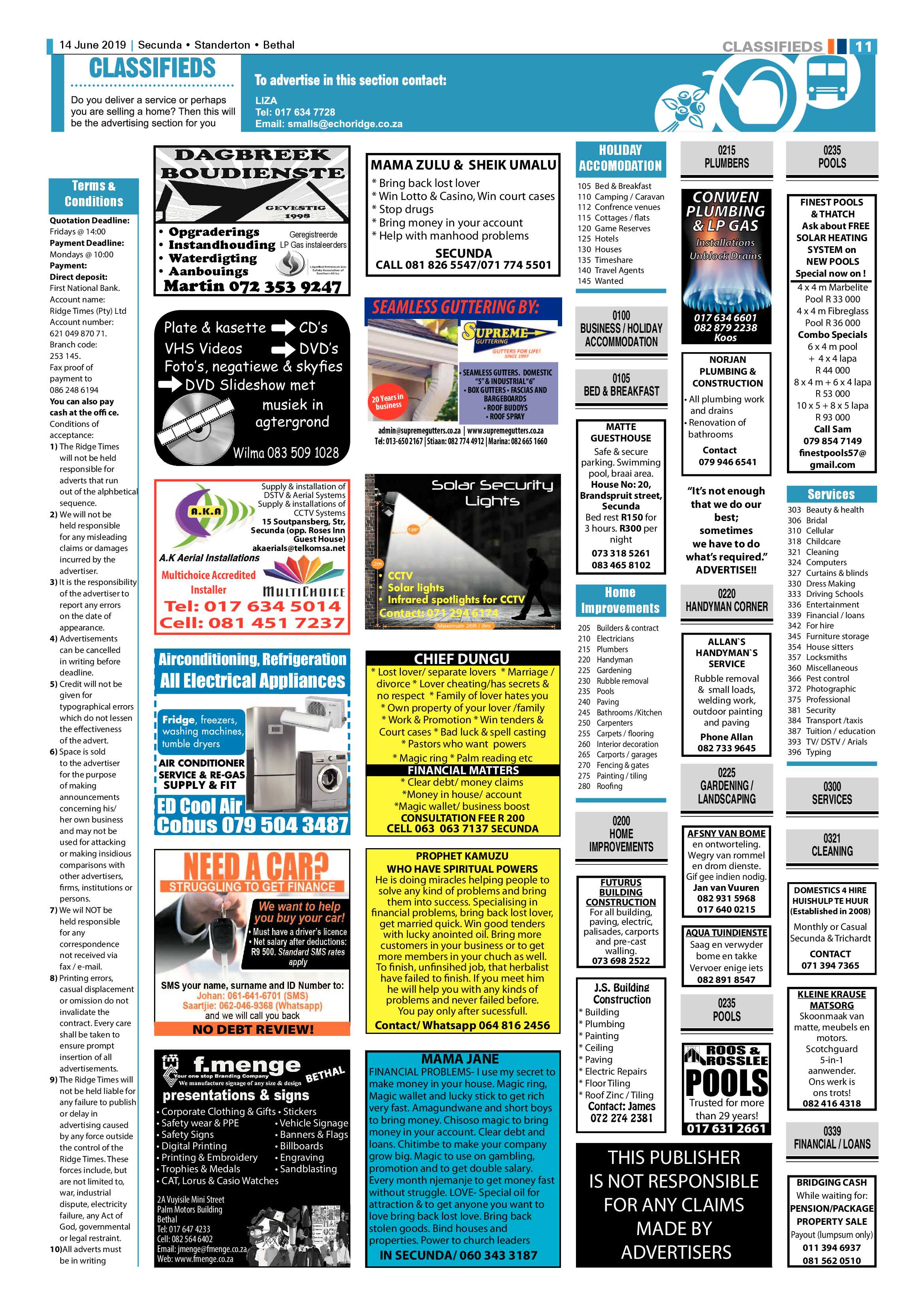 Standerton Advertiser 14 June 2019 page 15