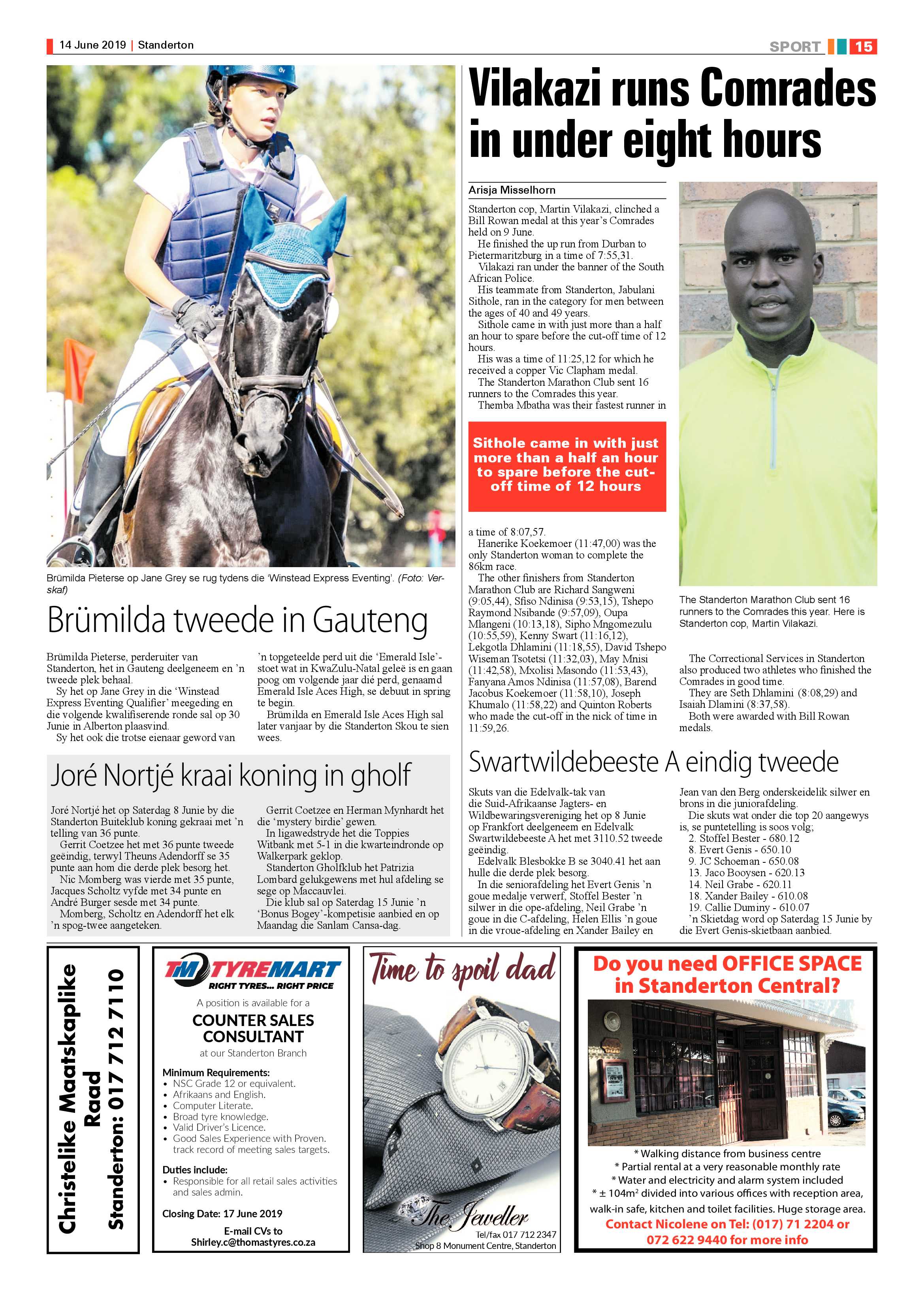 Standerton Advertiser 14 June 2019 page 23