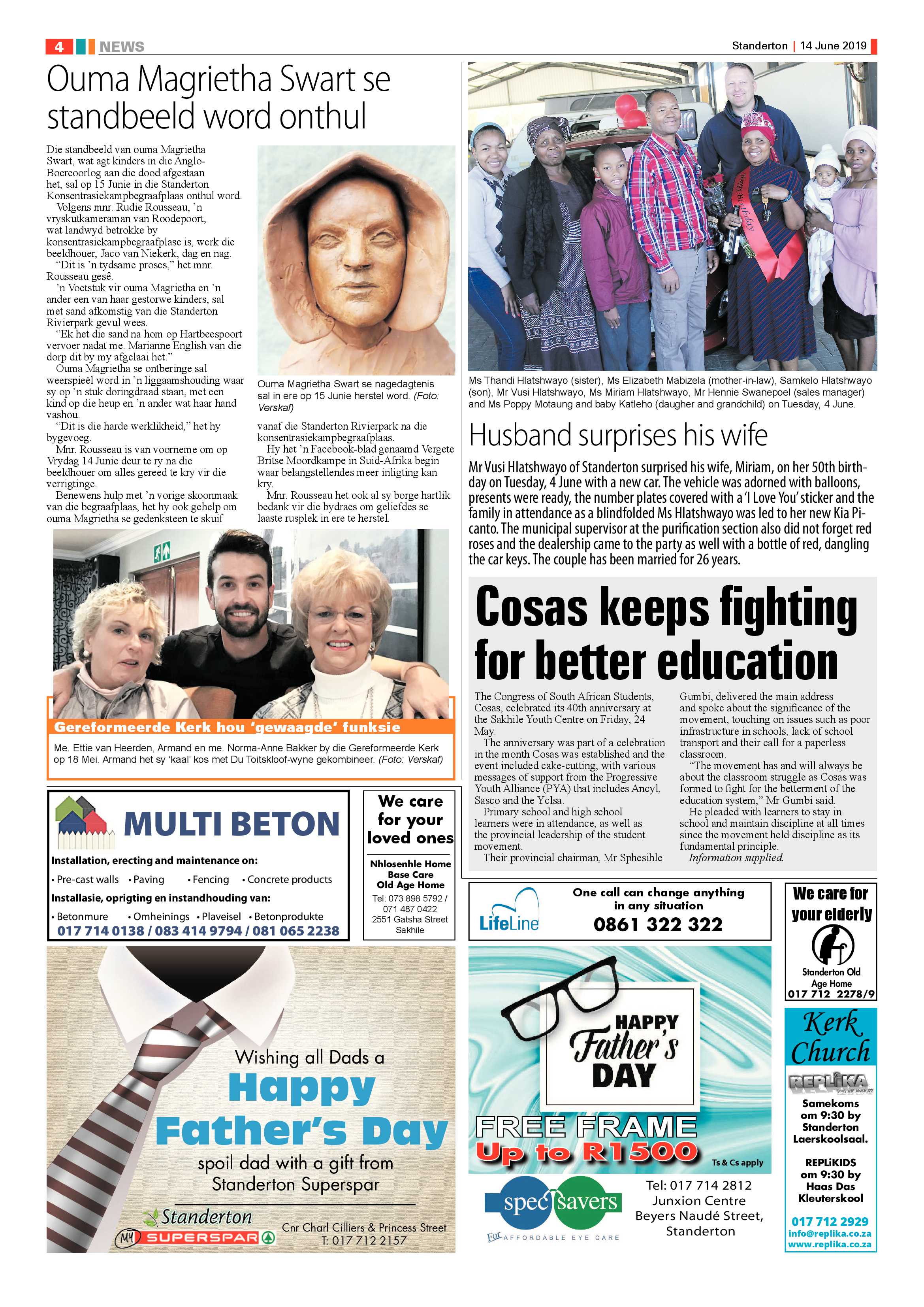 Standerton Advertiser 14 June 2019 page 4