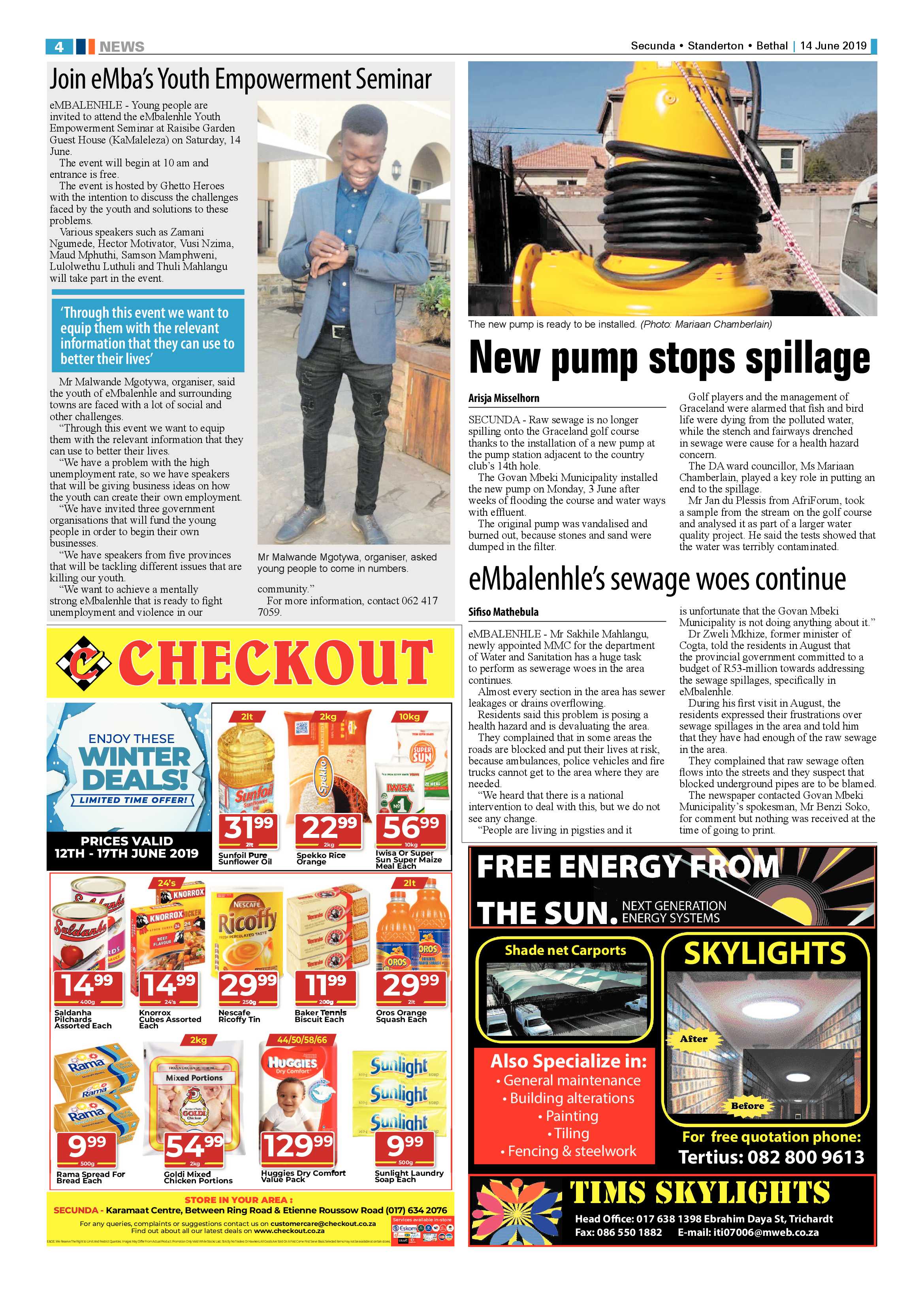 Standerton Advertiser 14 June 2019 page 8