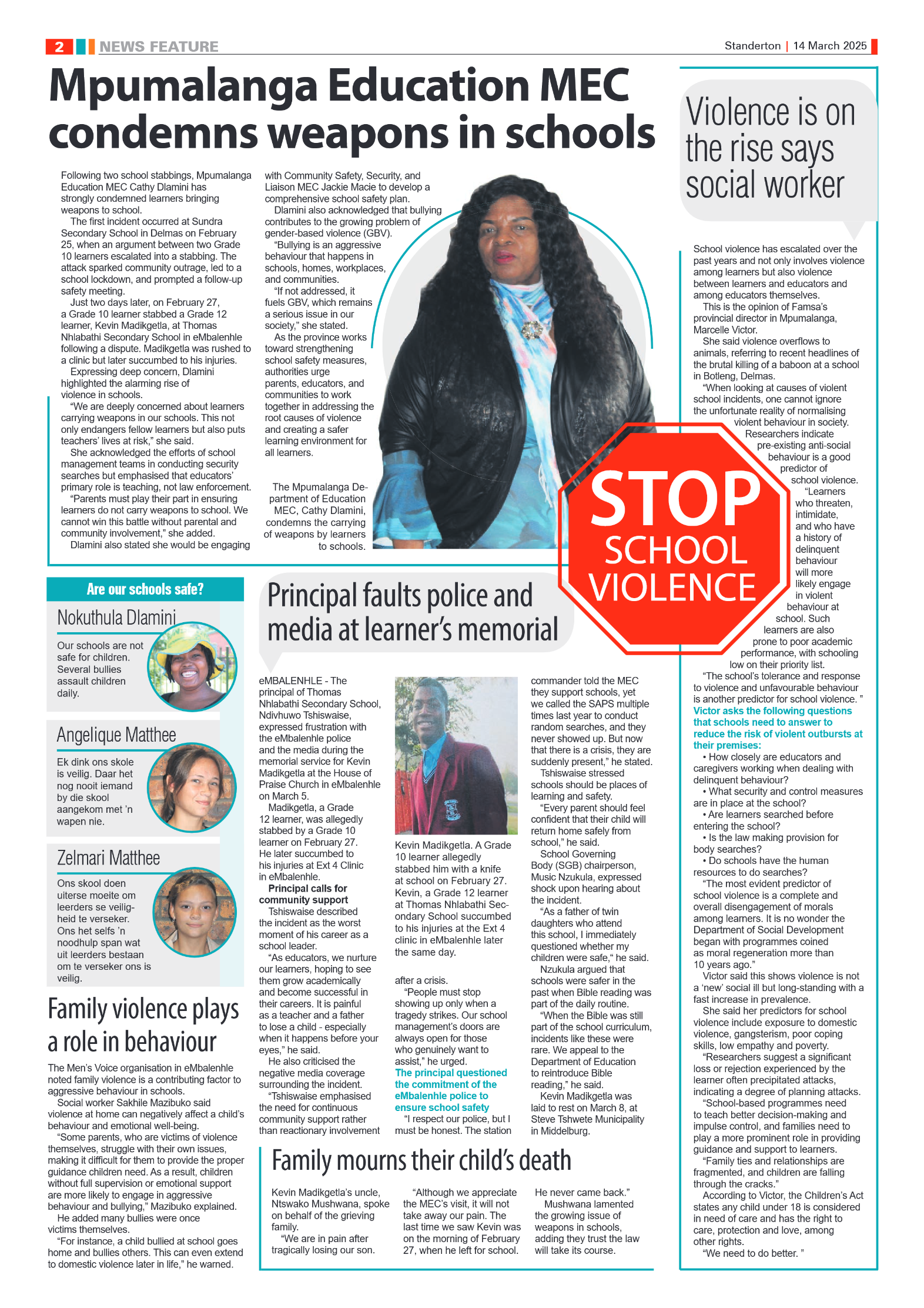 Standerton Advertiser 14 March 2025 page 2