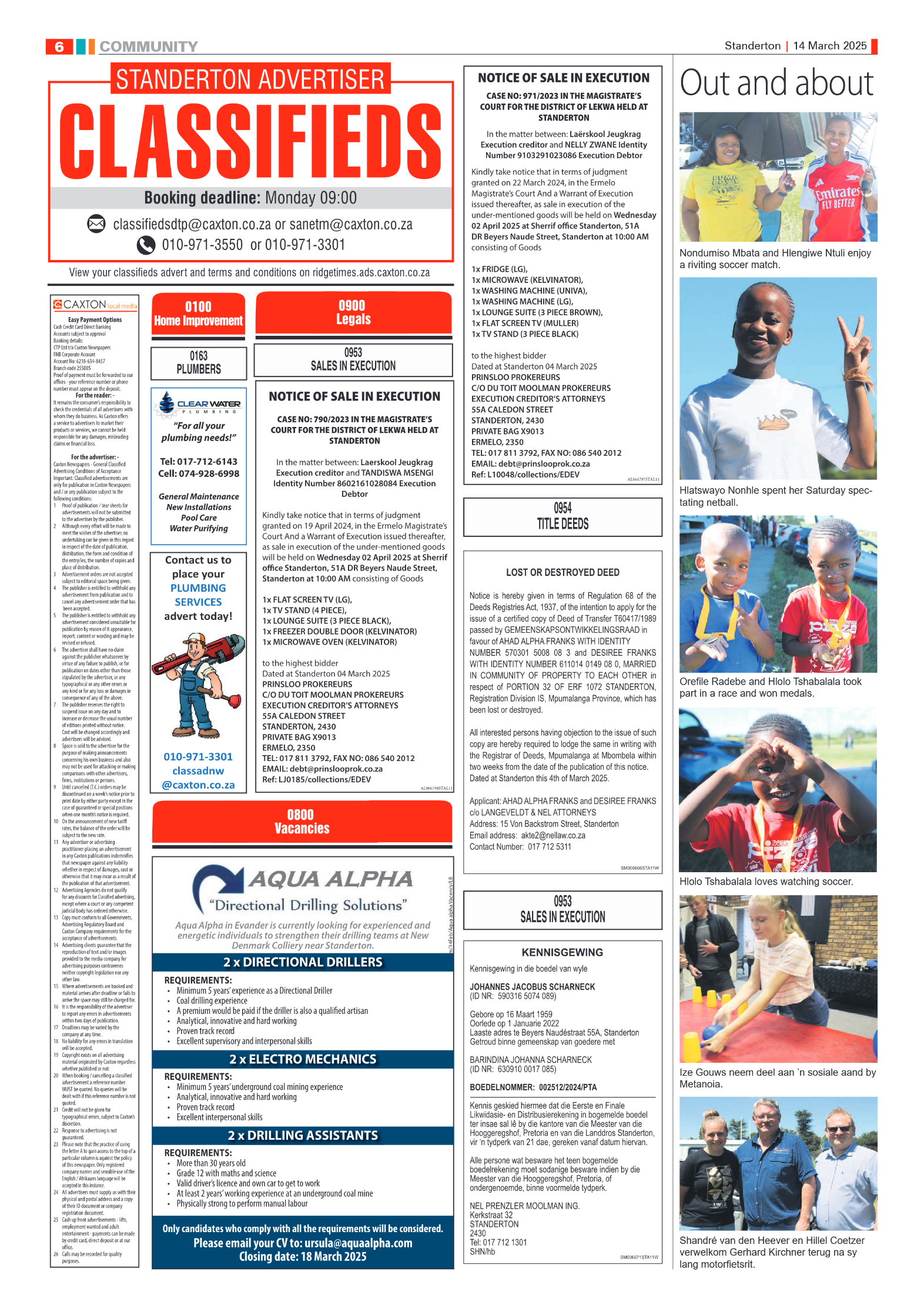 Standerton Advertiser 14 March 2025 page 6