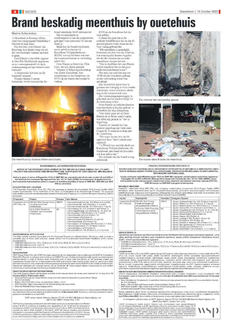 Standerton Advertiser 14 October 2022 page 4