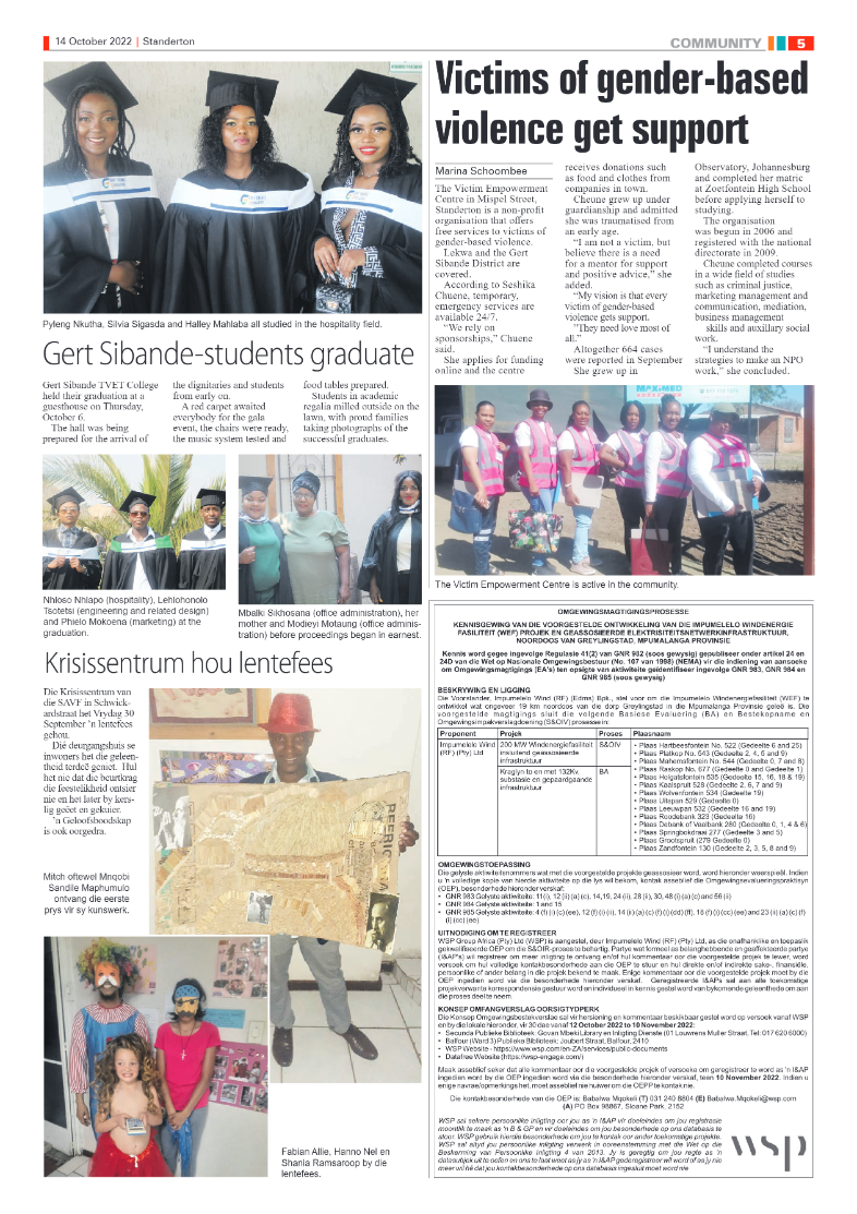Standerton Advertiser 14 October 2022 page 5