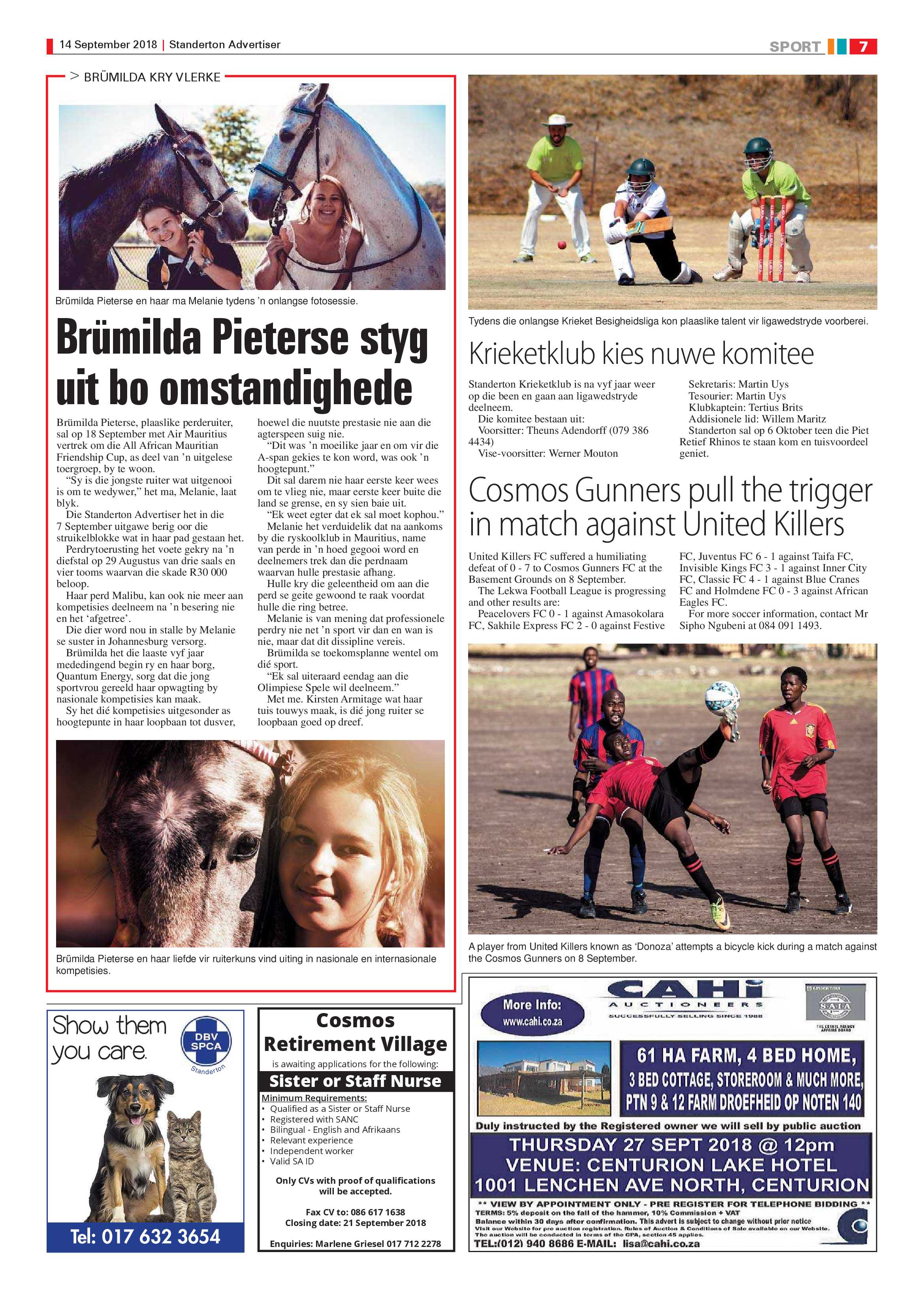 Standerton Advertiser 14 September 2018 page 7