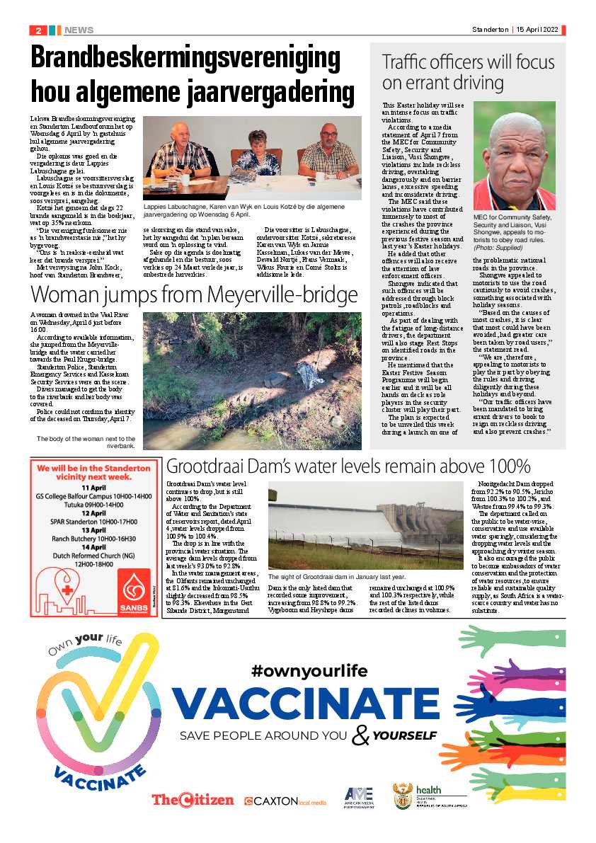 Standerton Advertiser 15 April 2022 page 2