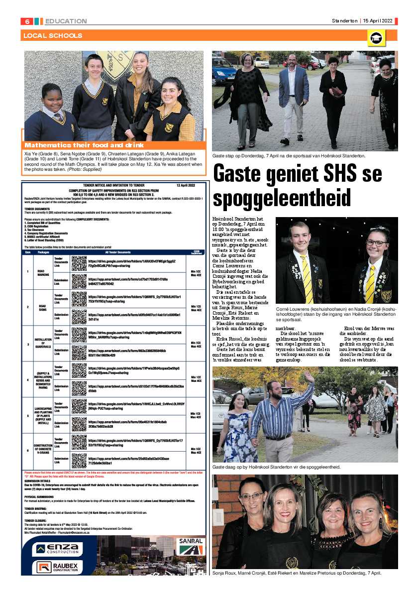 Standerton Advertiser 15 April 2022 page 6