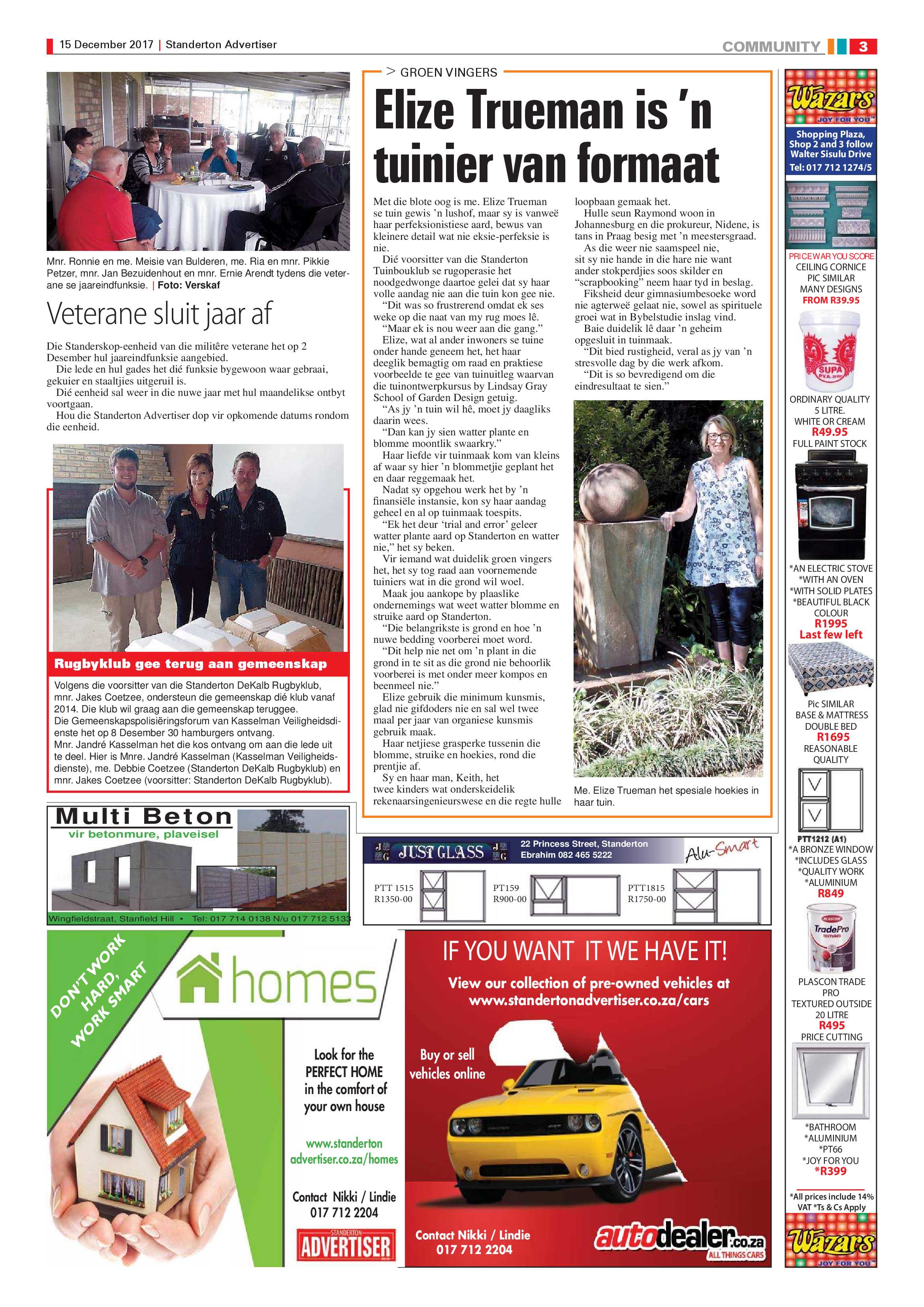 Standerton Advertiser 15 December 2017 page 3