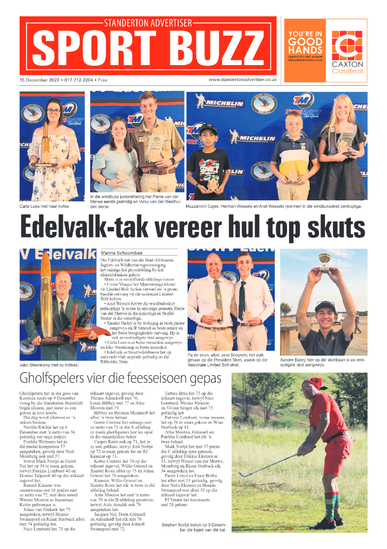 Standerton Advertiser 15 December 2023 page 8