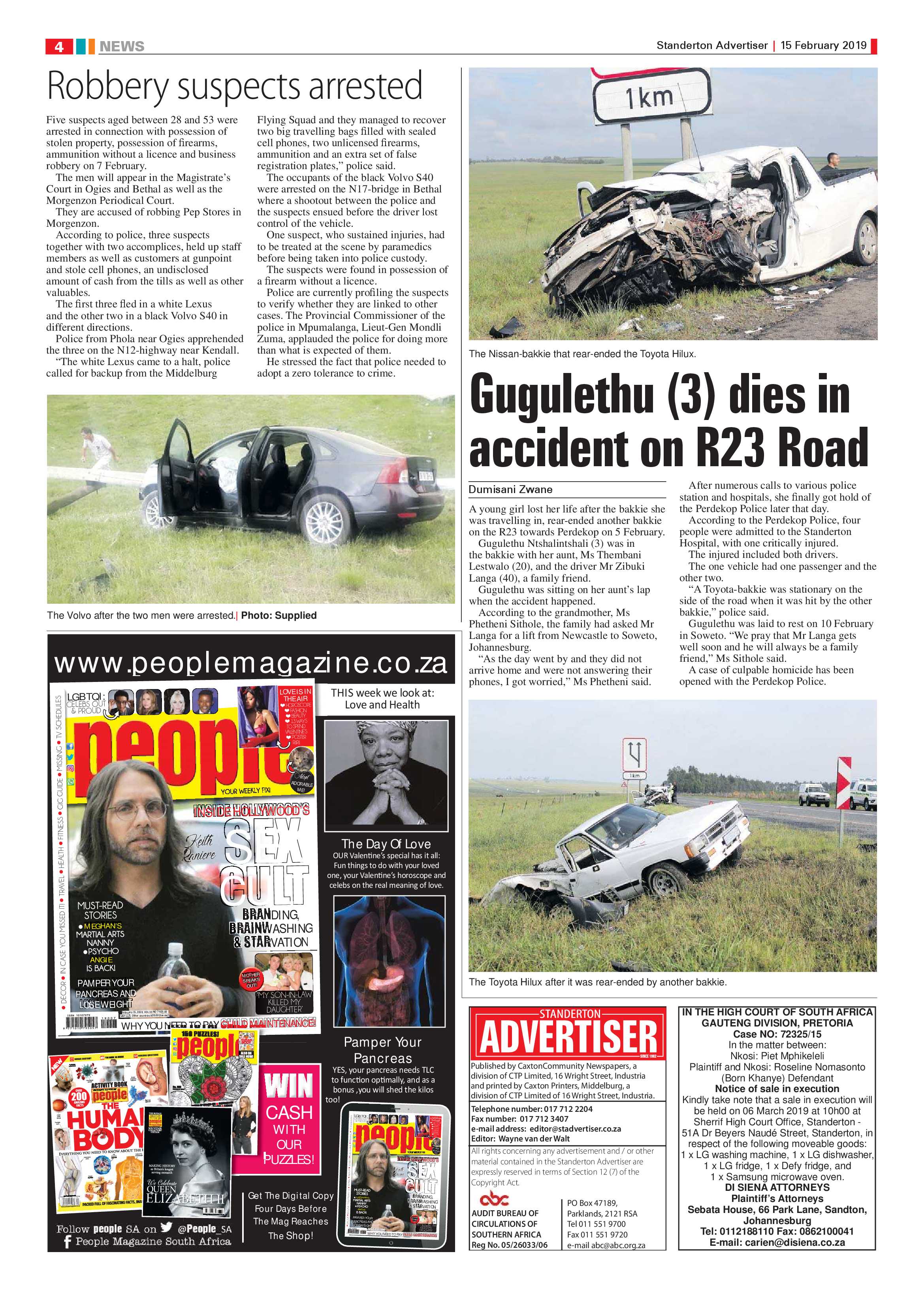 Standerton Advertiser 15 February 2019 page 4