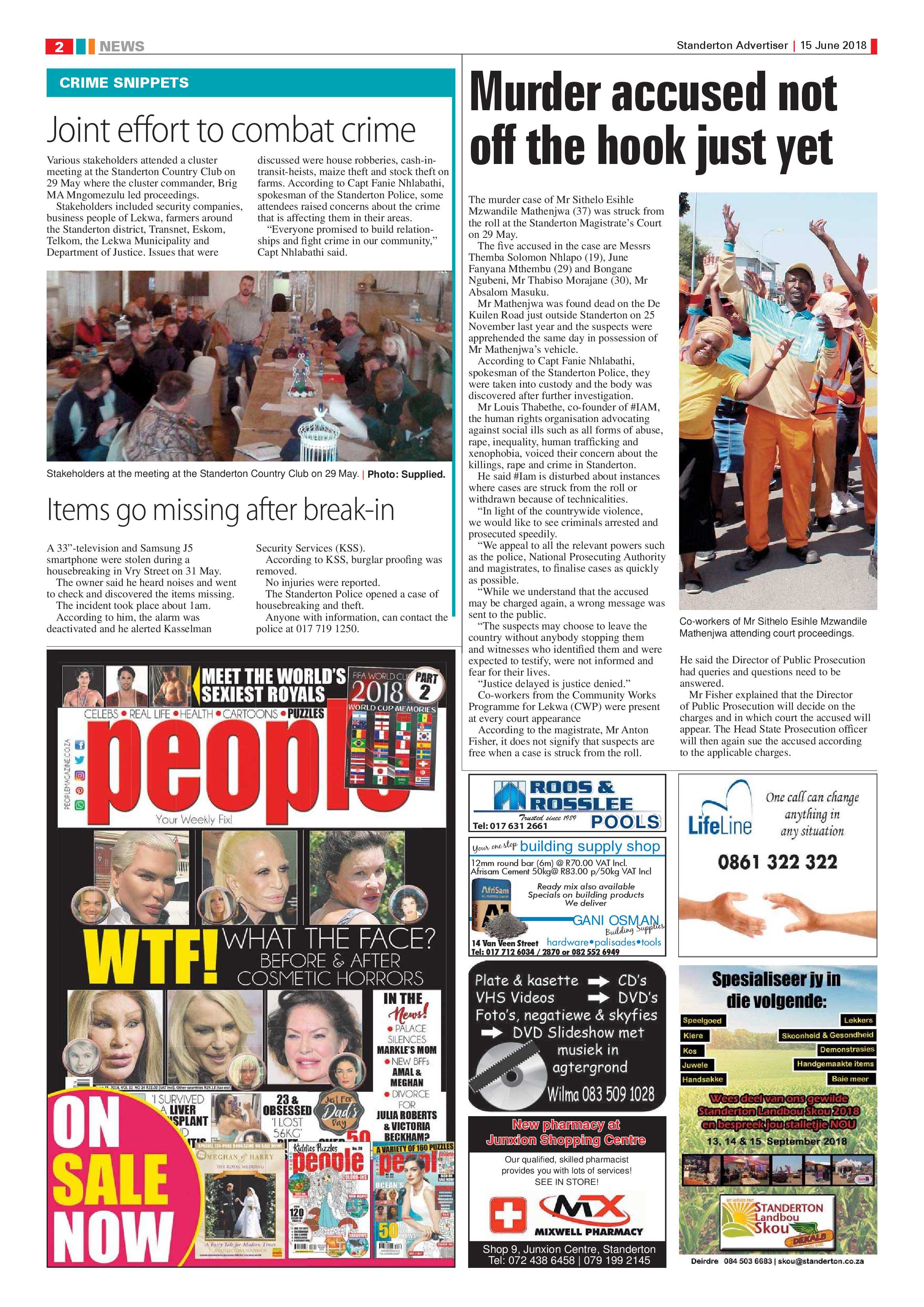 Standerton Advertiser 15 June 2018 page 2