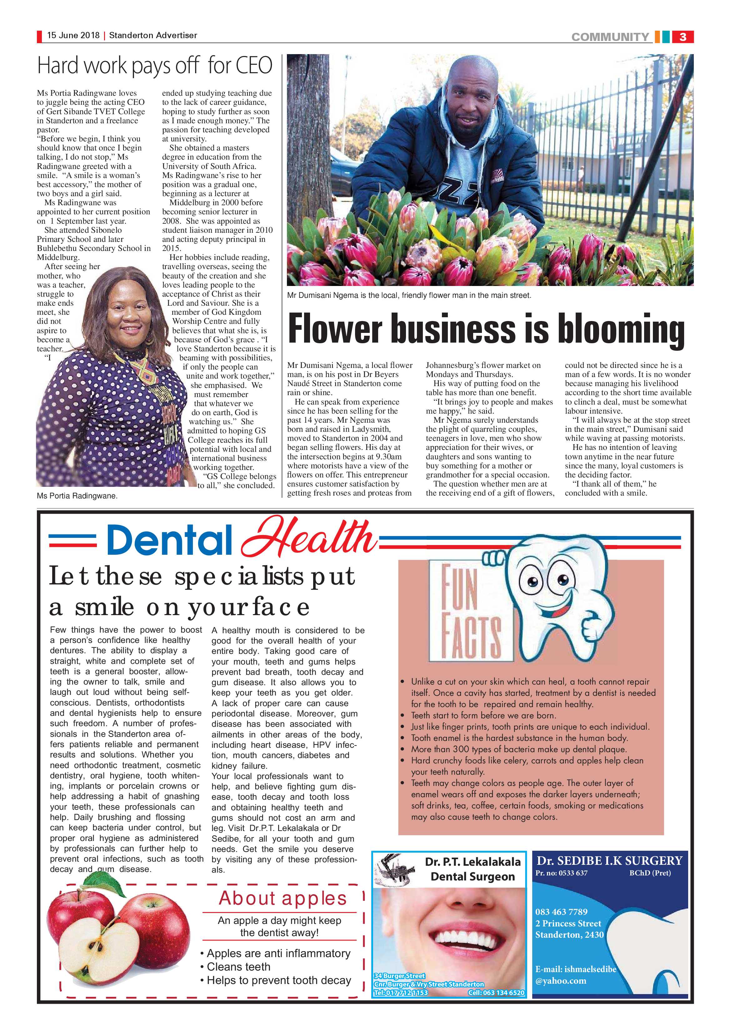 Standerton Advertiser 15 June 2018 page 3