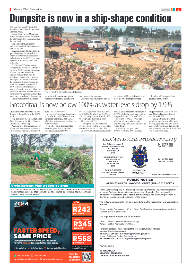 Standerton Advertiser 15 March 2024 page 3