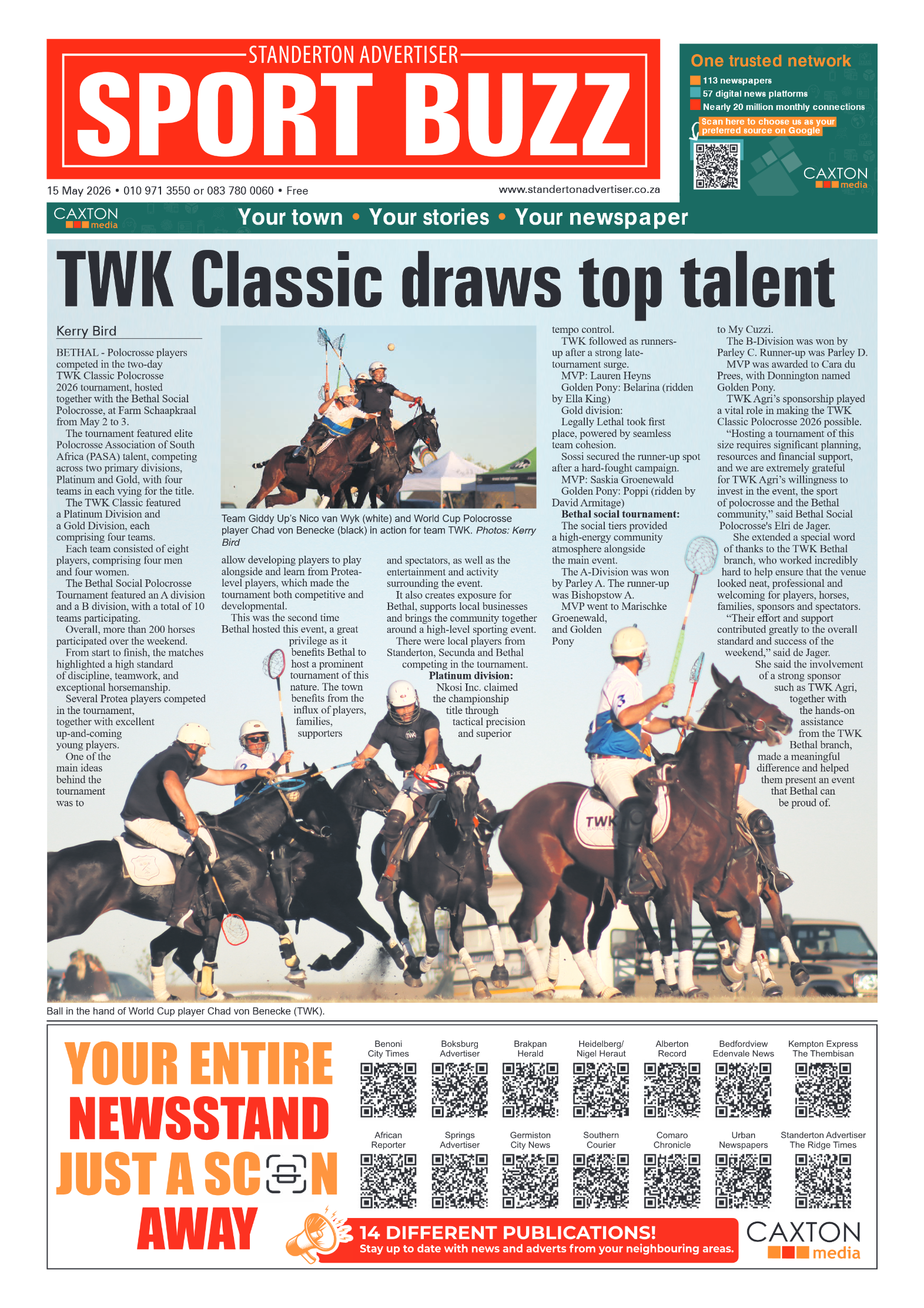 Standerton Advertiser 15 May 2026 page 8