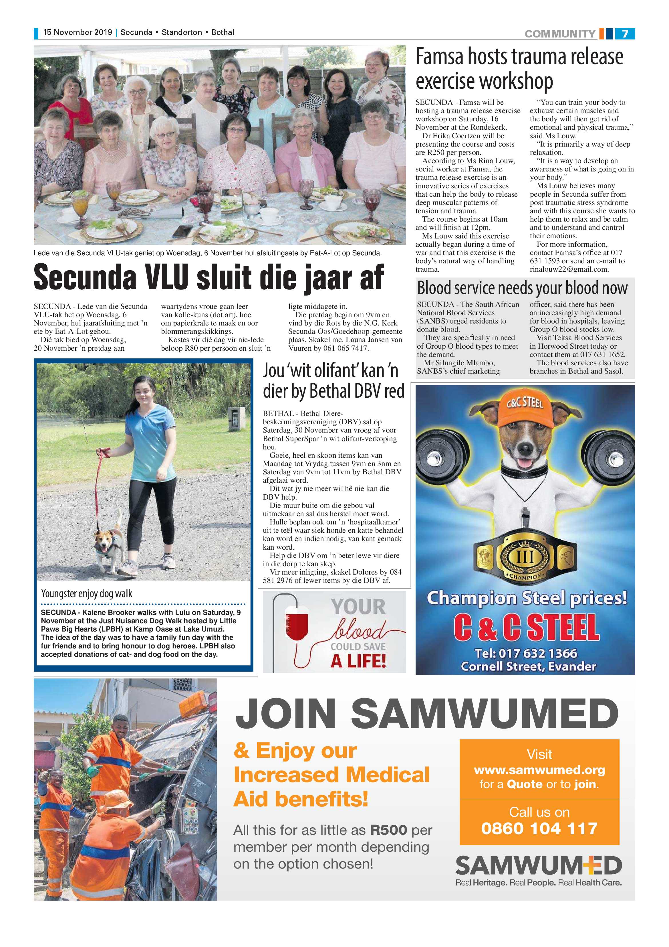 Standerton Advertiser 15 November 2019 page 7