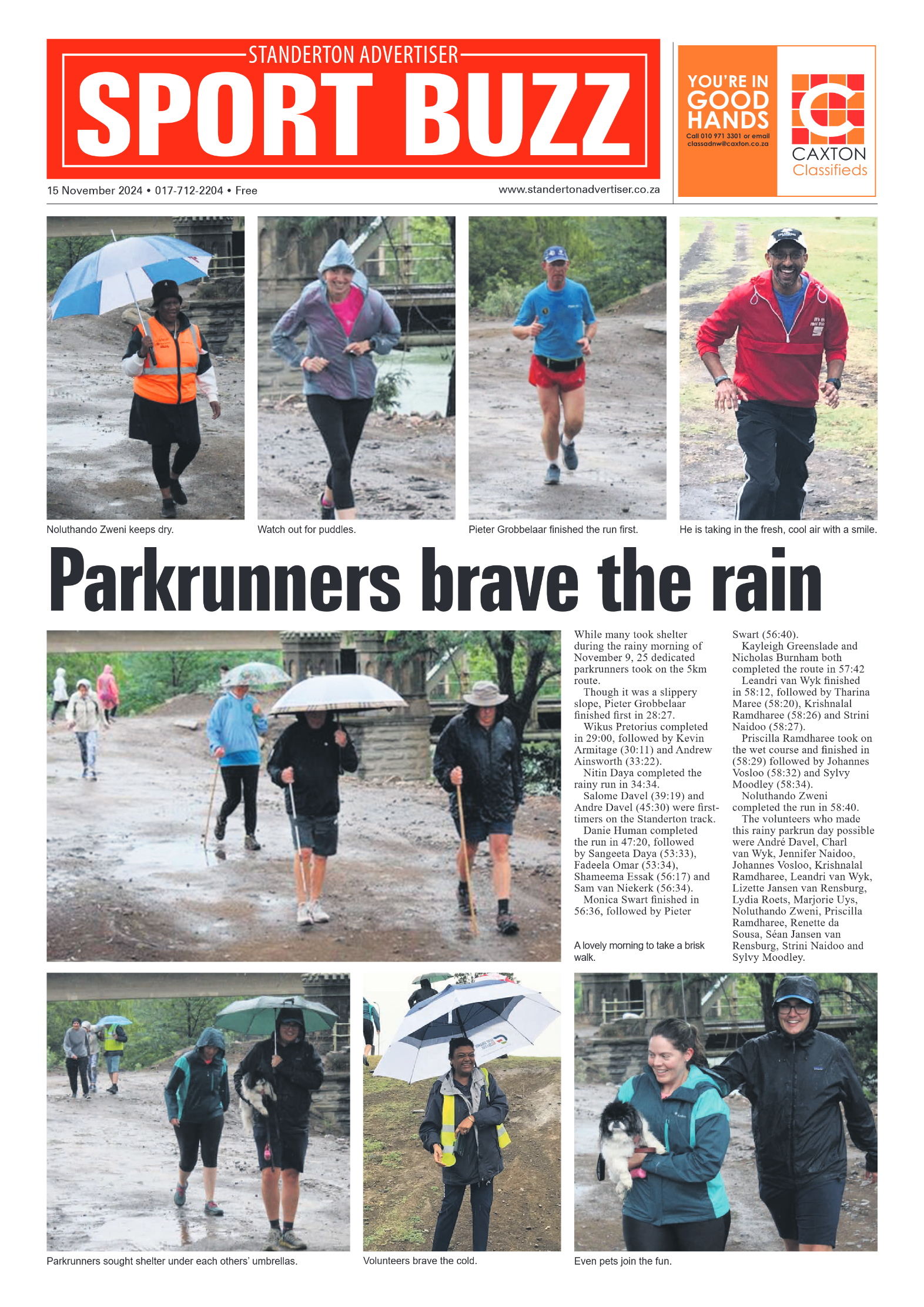 Standerton Advertiser 15 November 2024 page 8