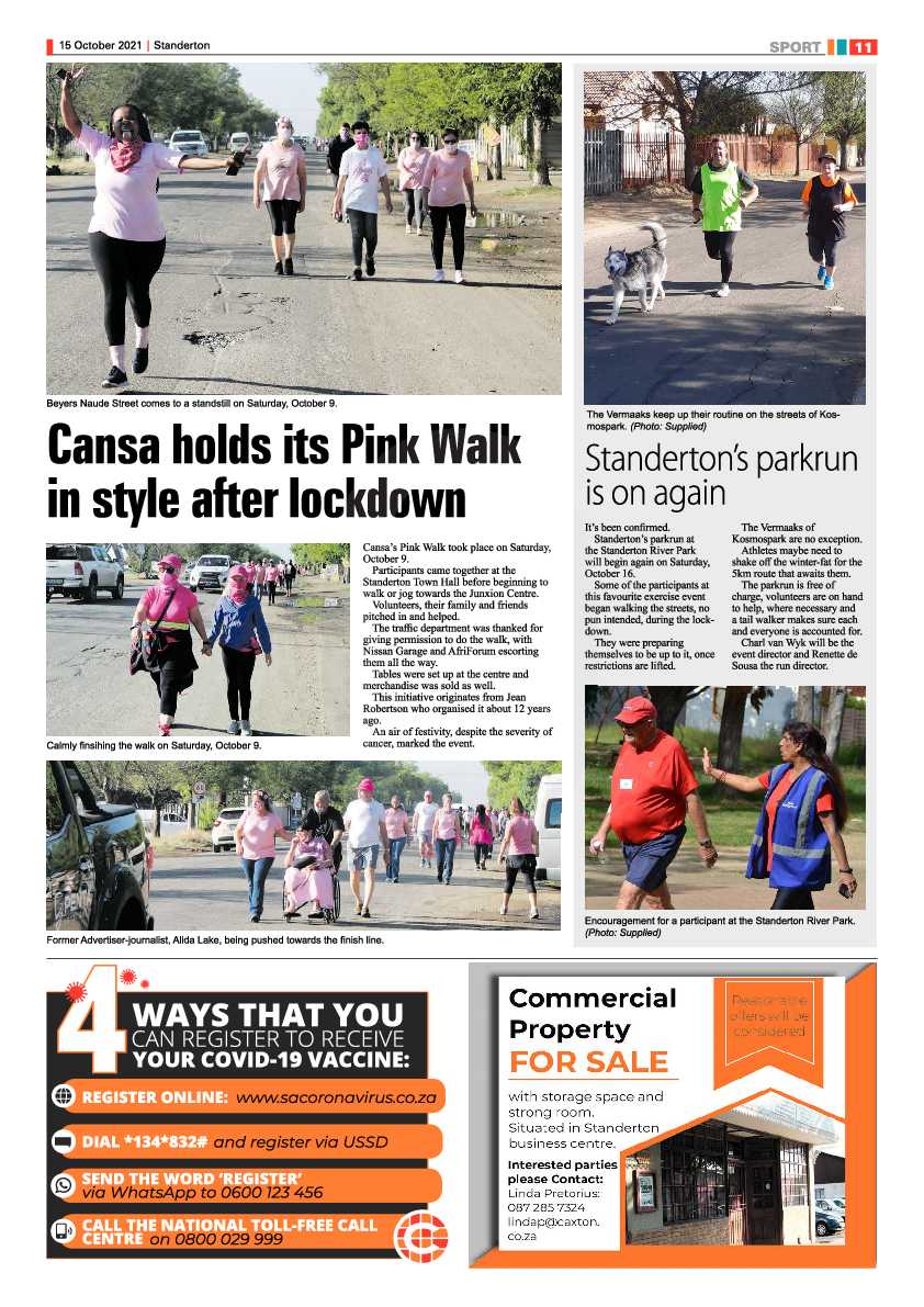 Standerton Advertiser 15 October 2021 page 11