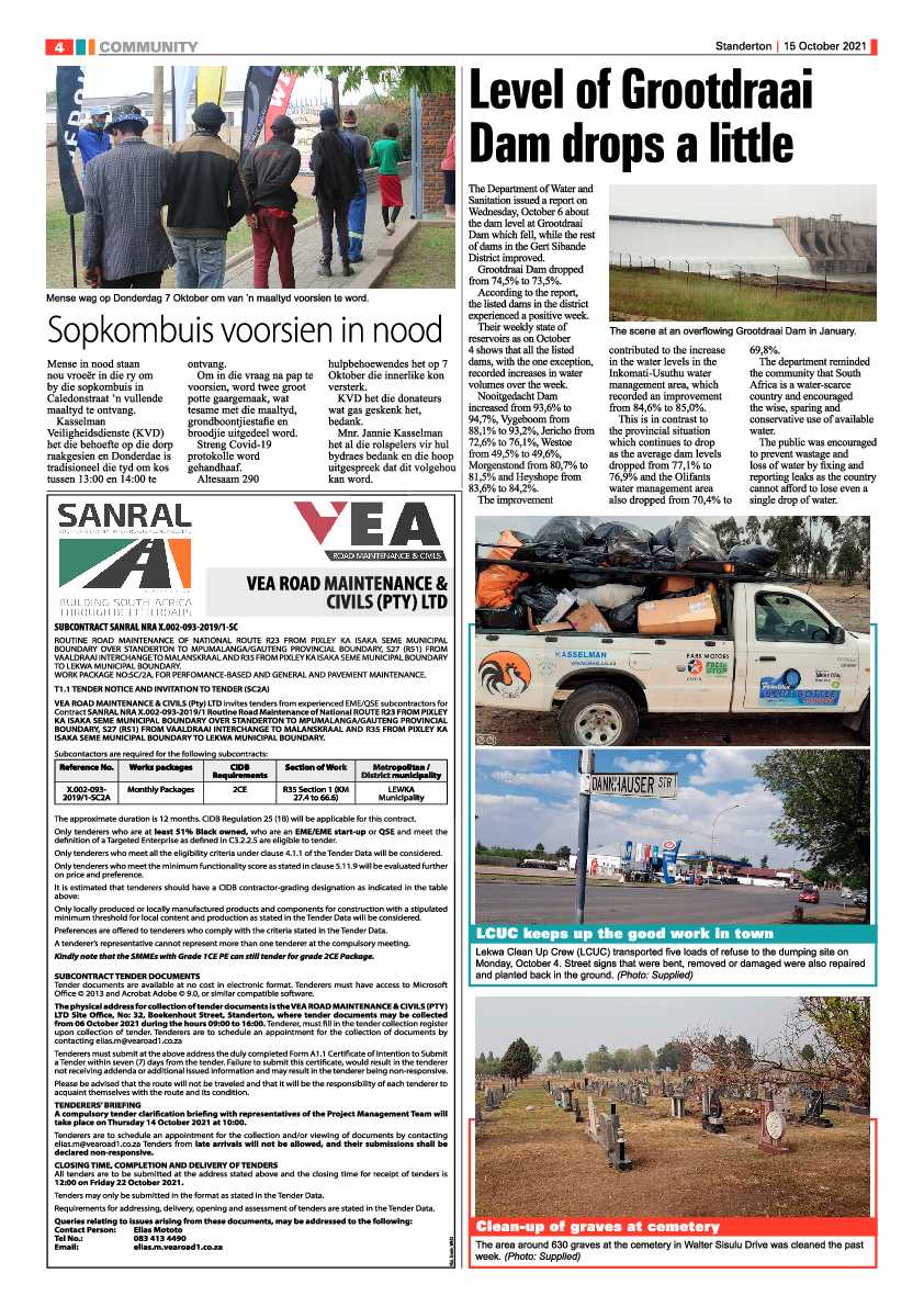 Standerton Advertiser 15 October 2021 page 4