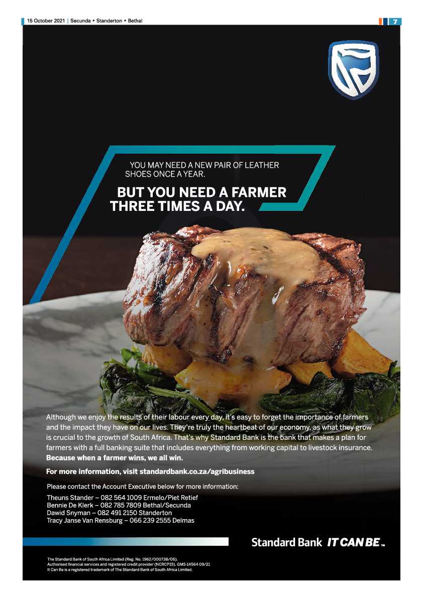 Standerton Advertiser 15 October 2021 page 7