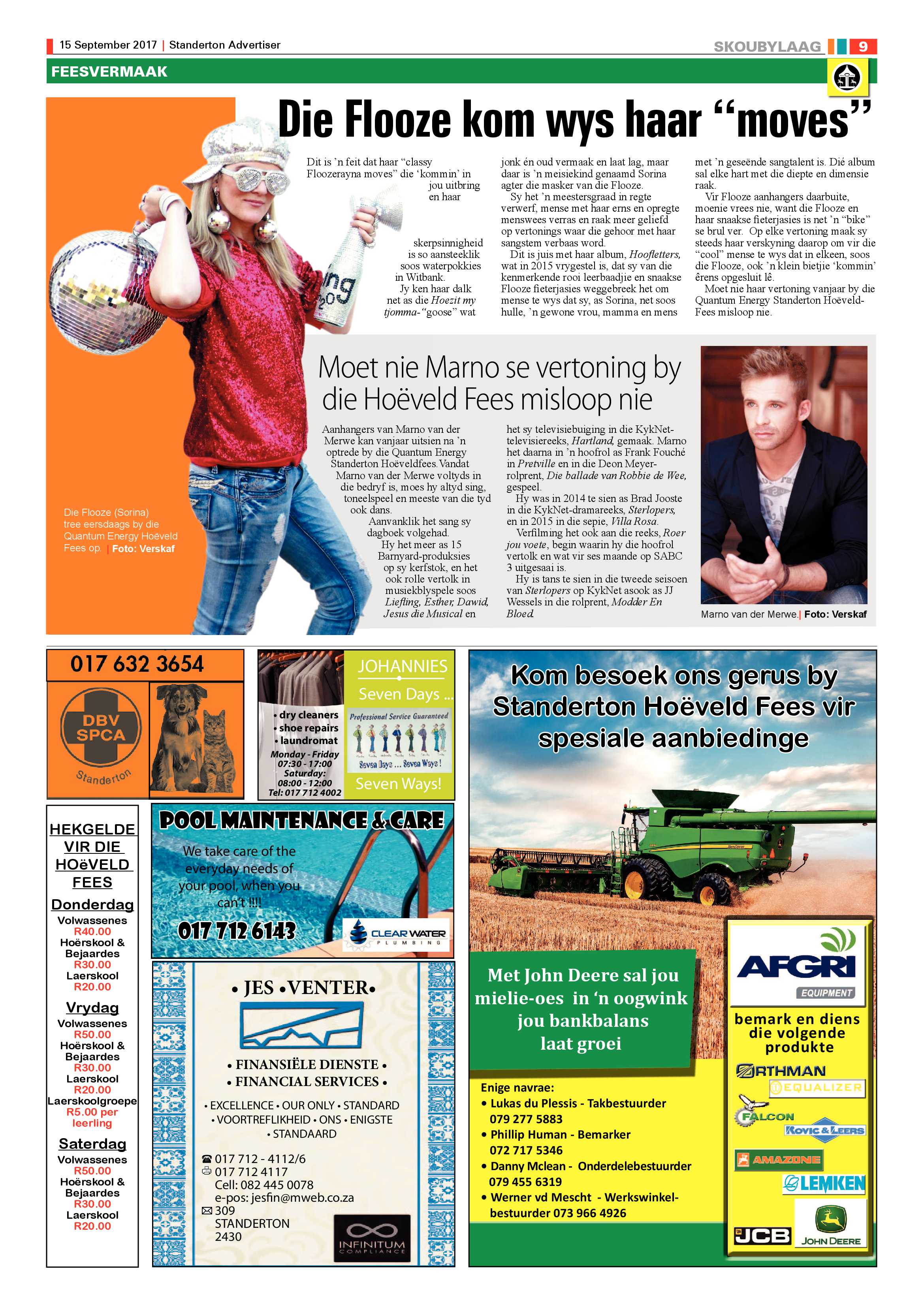 Standerton Advertiser 15 September 2017 page 9