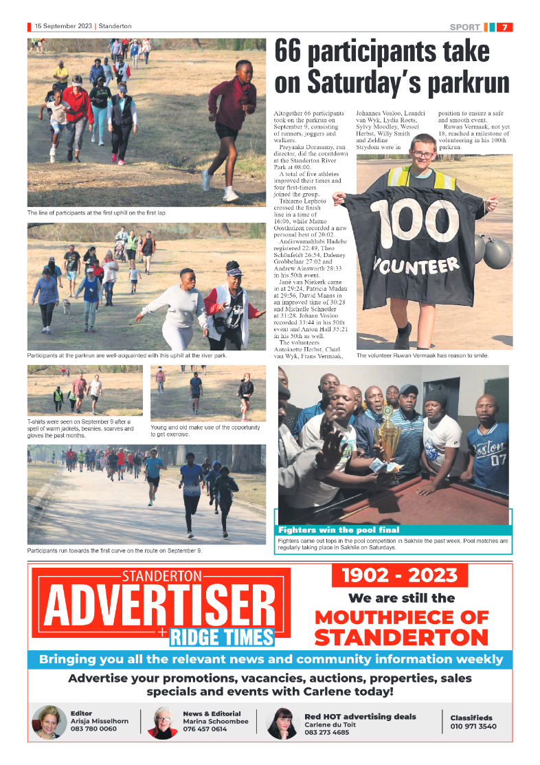Standerton Advertiser 15 September 2023 page 7