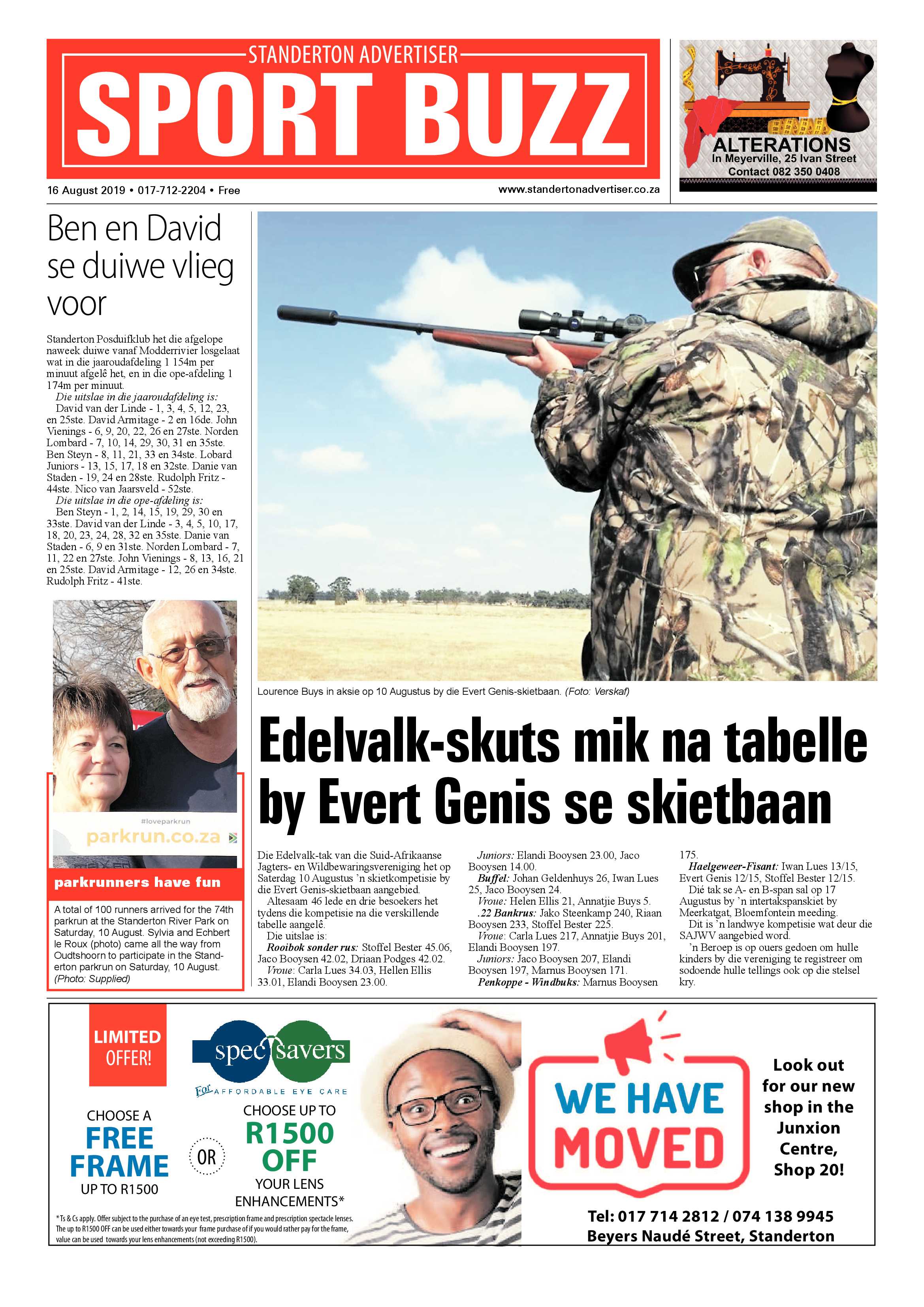Standerton Advertiser 16 August 2019 page 16