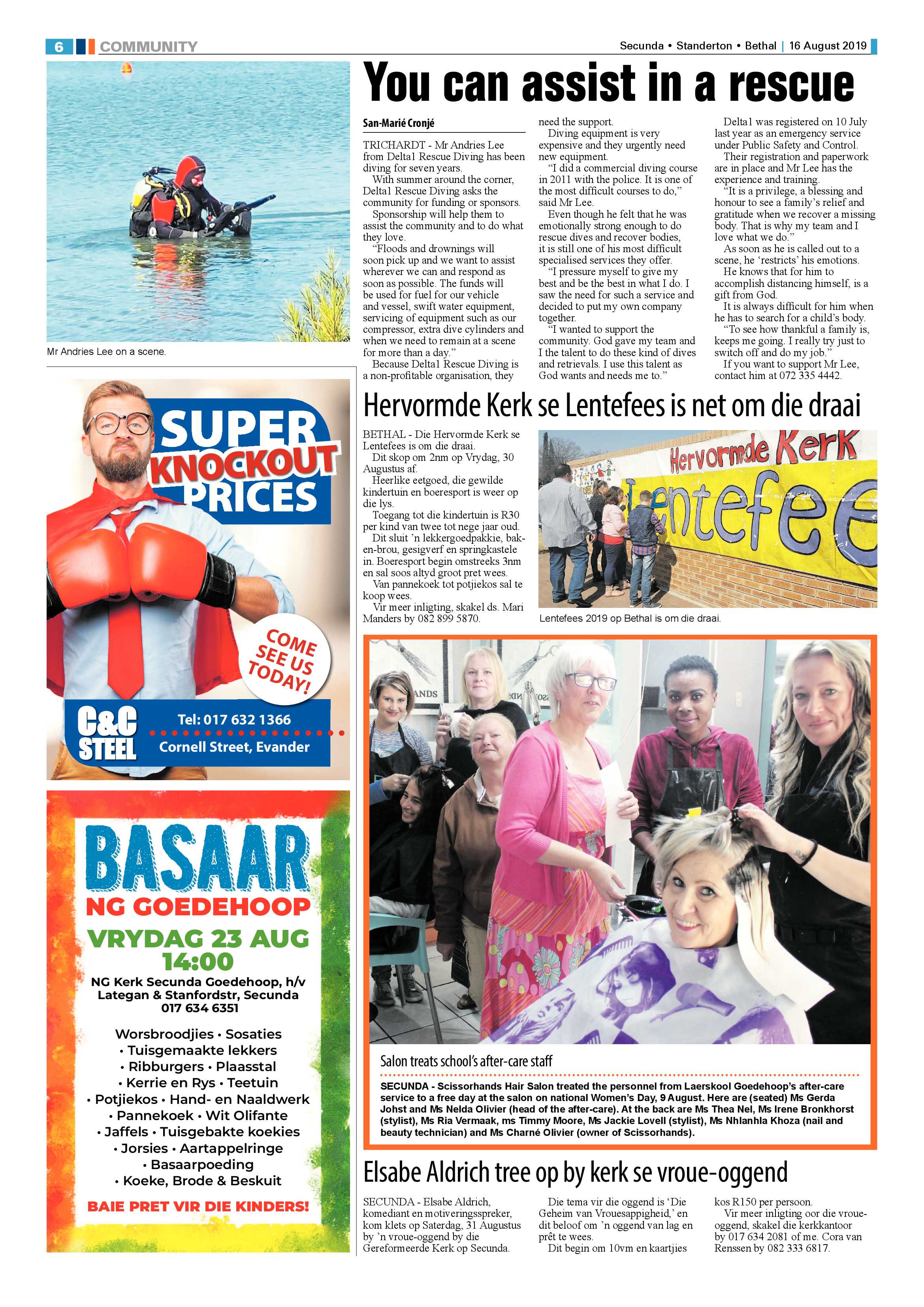 Standerton Advertiser 16 August 2019 page 6