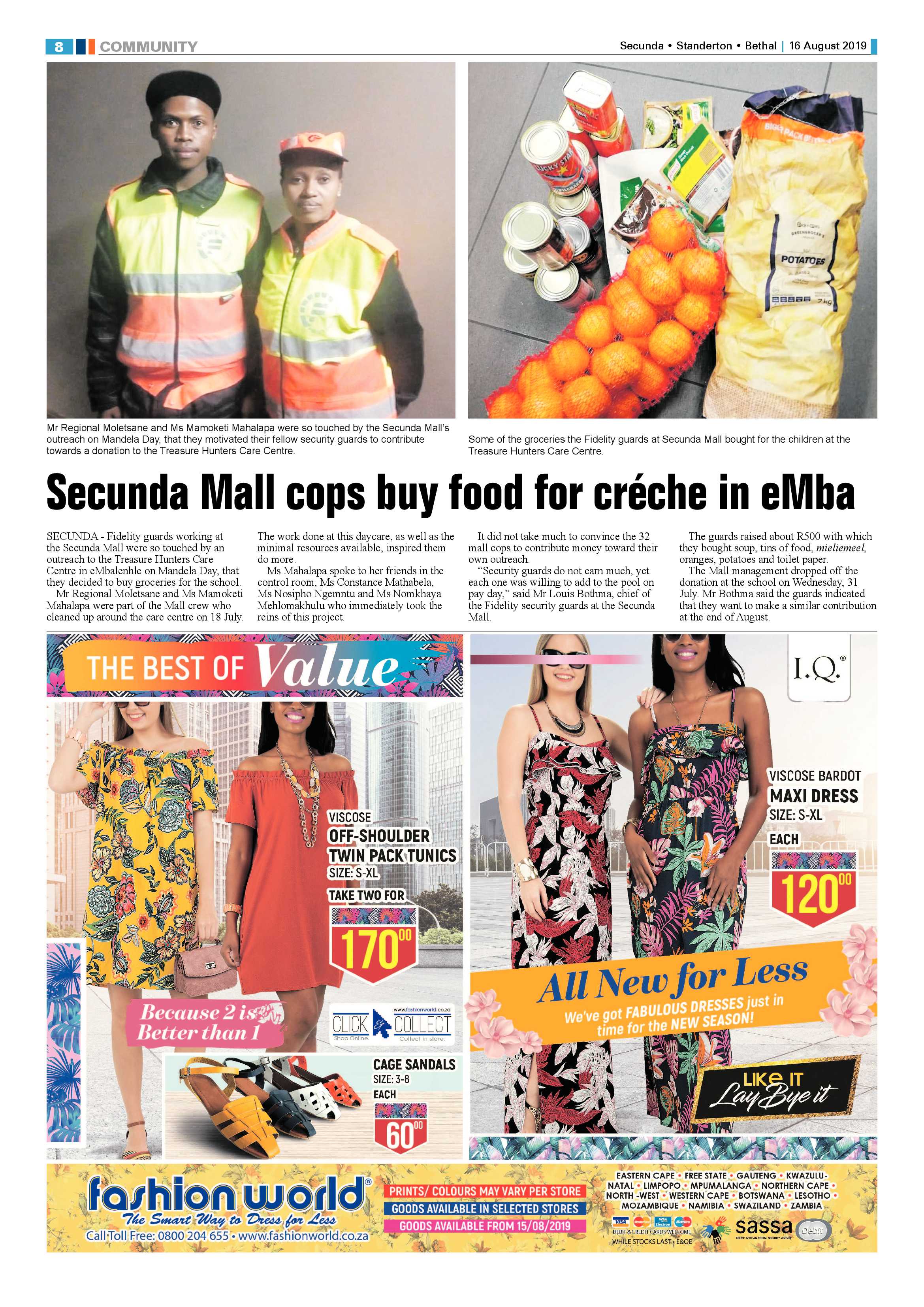 Standerton Advertiser 16 August 2019 page 8