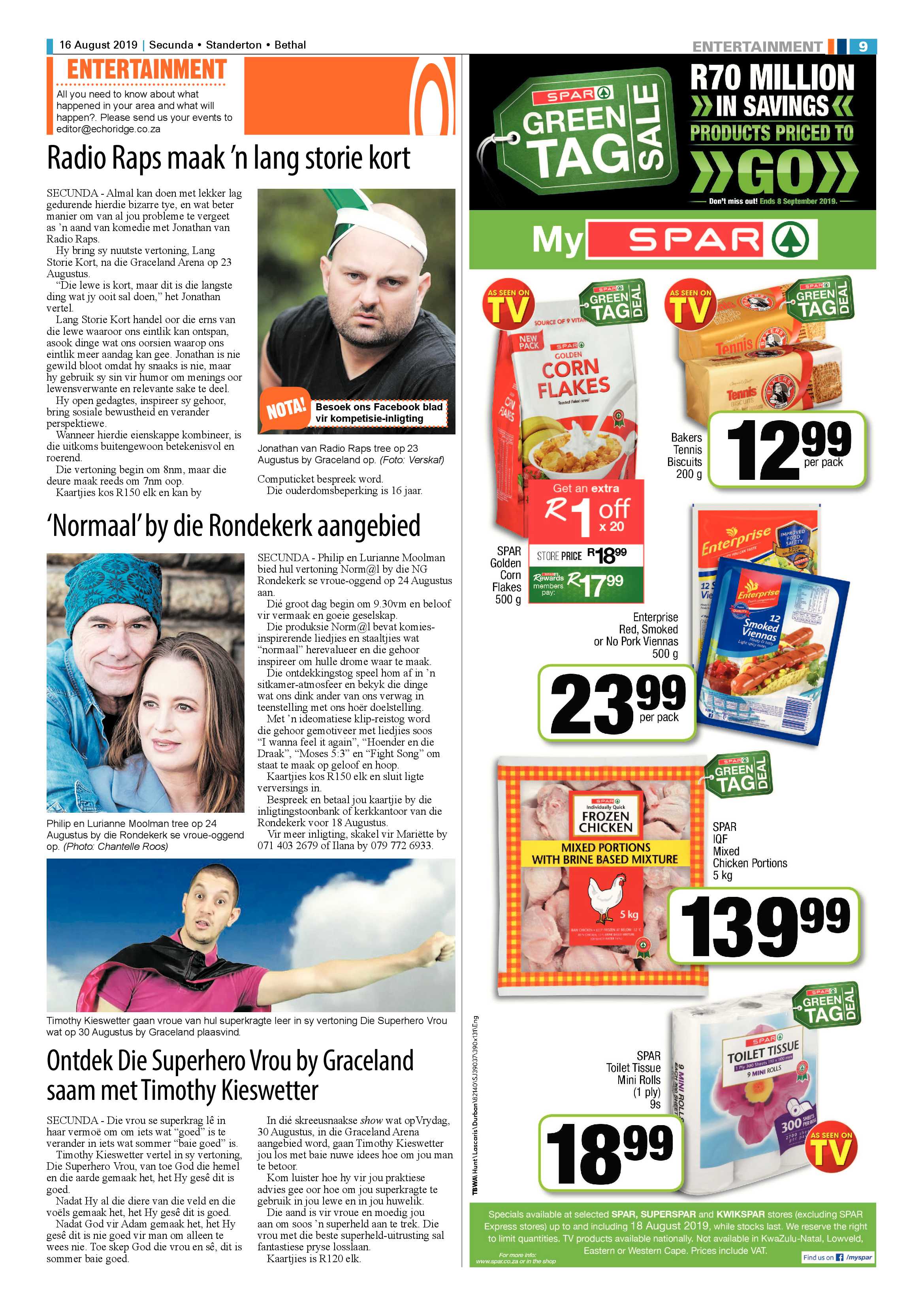 Standerton Advertiser 16 August 2019 page 9