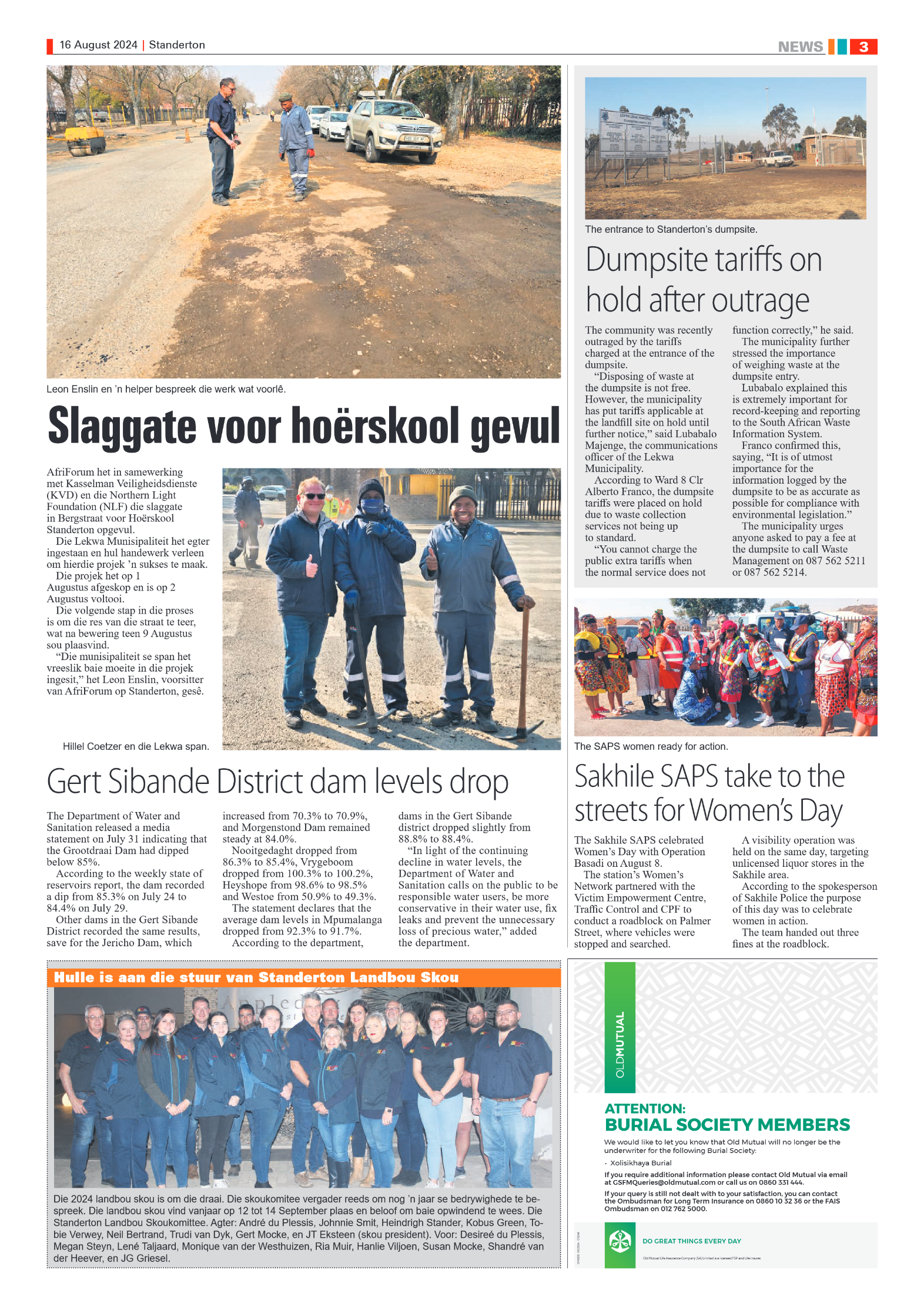 Standerton Advertiser 16 August 2024 page 3