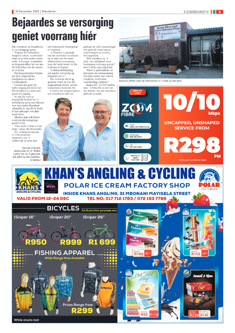 Standerton Advertiser 16 Dec 2022 page 5