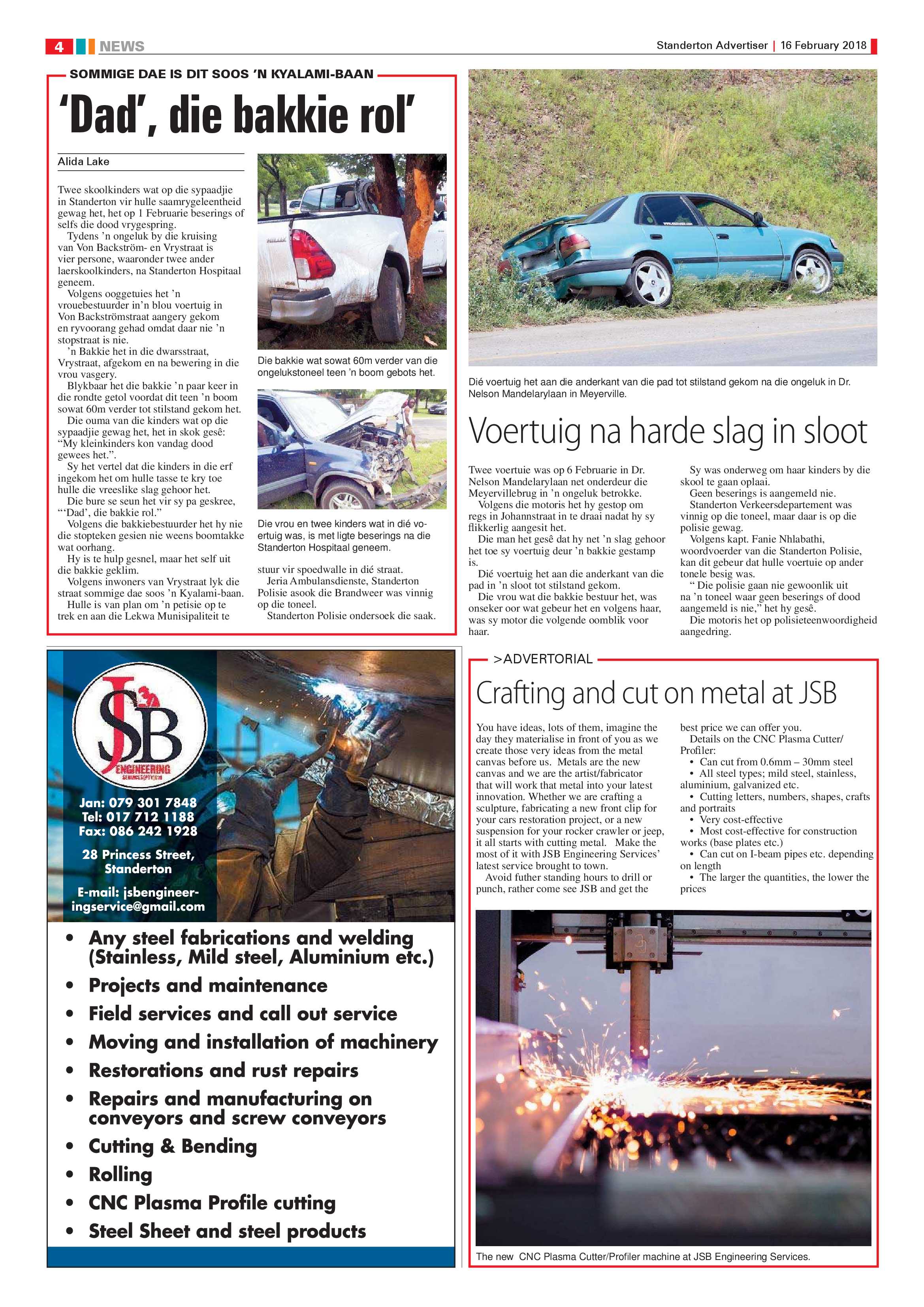 Standerton Advertiser 16 February 2018 page 4